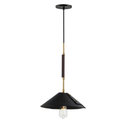 Studio M SM81801NAB Cavalier 11" Pendant in Natural Aged Brass by Mat Sanders