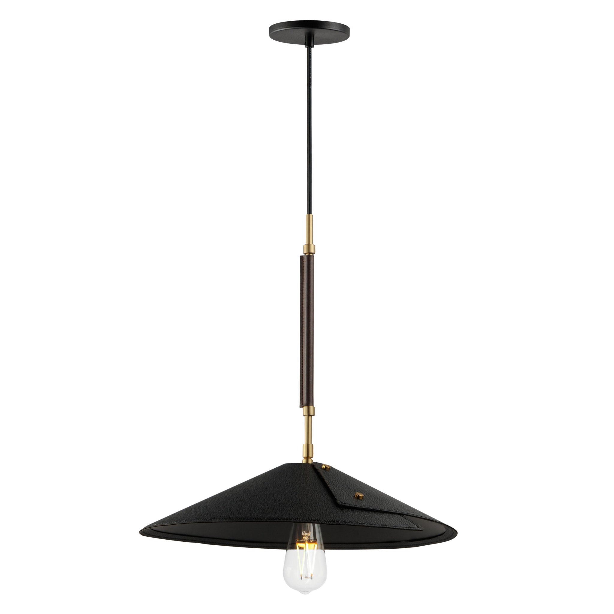 Studio M SM81806NAB Cavalier 16" Pendant in Natural Aged Brass by Mat Sanders