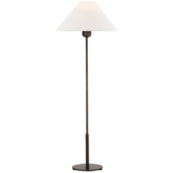 J. Randall Powers Hackney Buffet Lamp in Bronze with Linen Shade