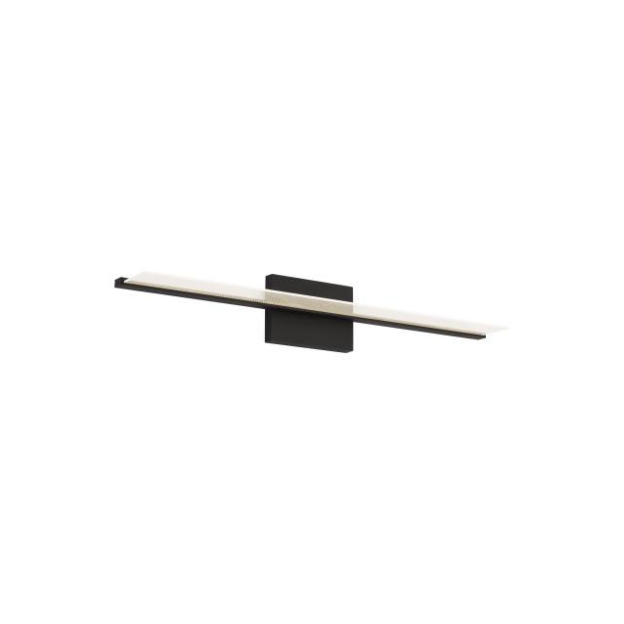 Span 36 Bath Bath Collection 1-Light LED 3000K Nightshade Black by Sean Lavin