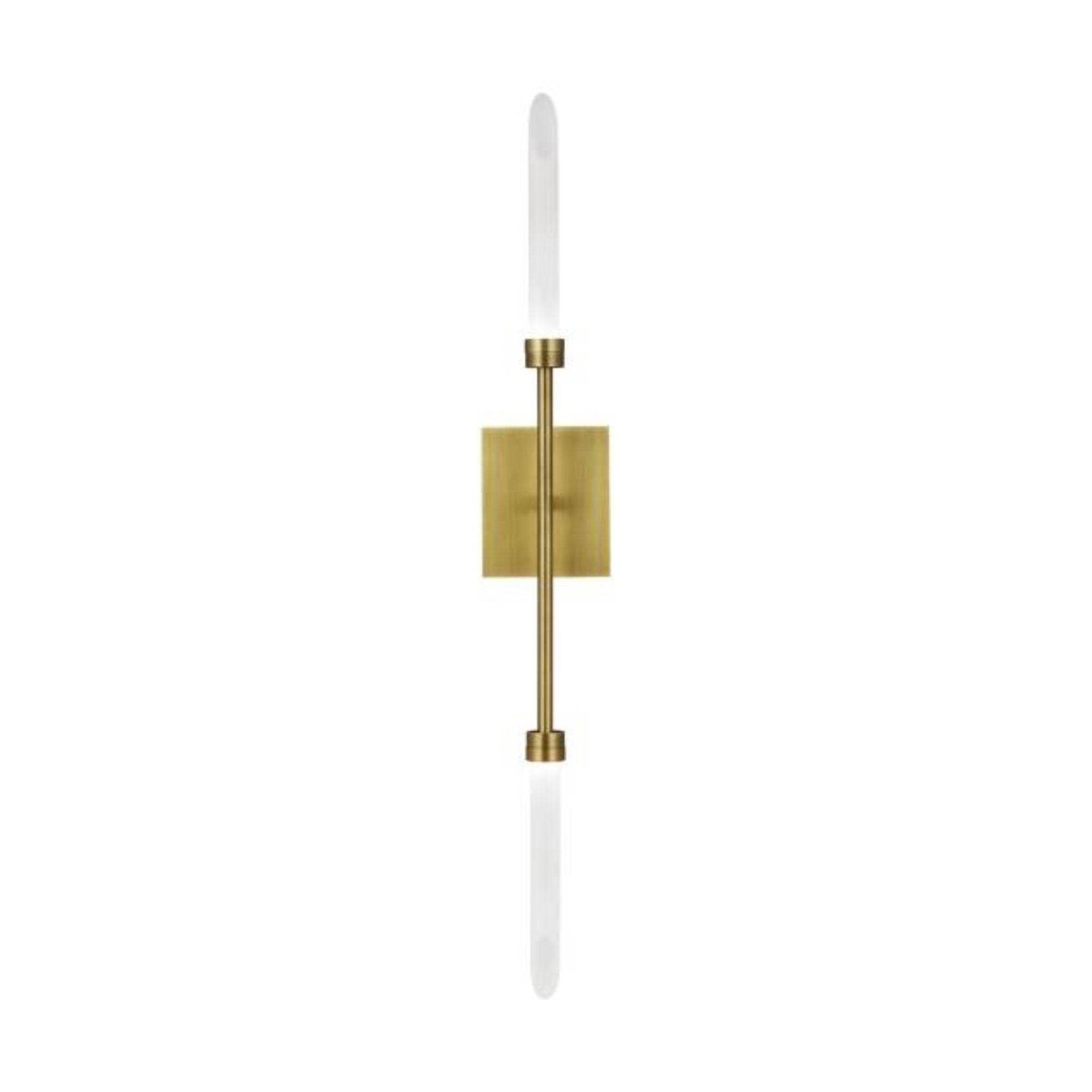 Spur Wall Wall Collection 2-Light LED 2700K Aged Brass by Sean Lavin