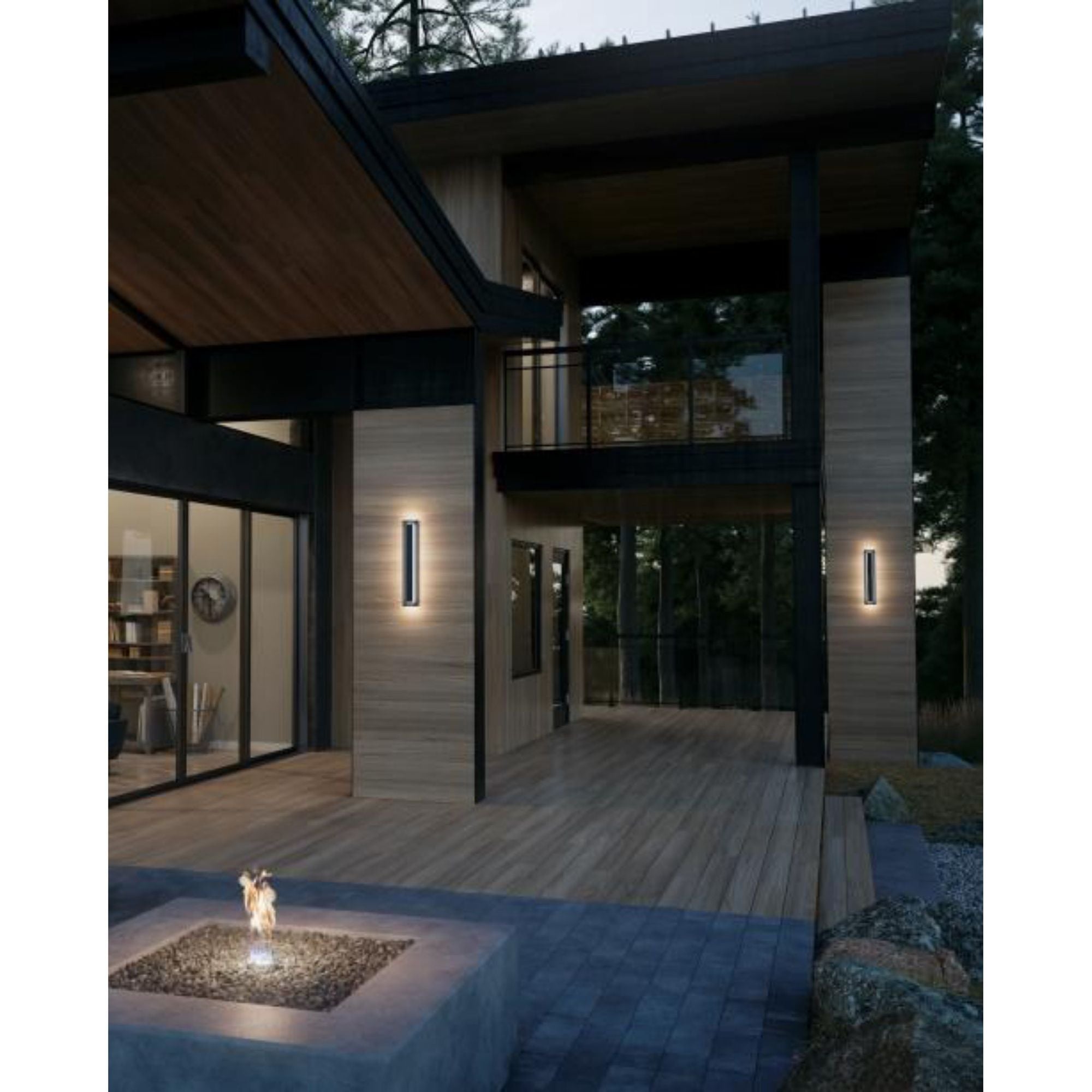 Aspen 26 Outdoor Wall Outdoor 1-Light LED 3000K Natural Brass by Sean Lavin
