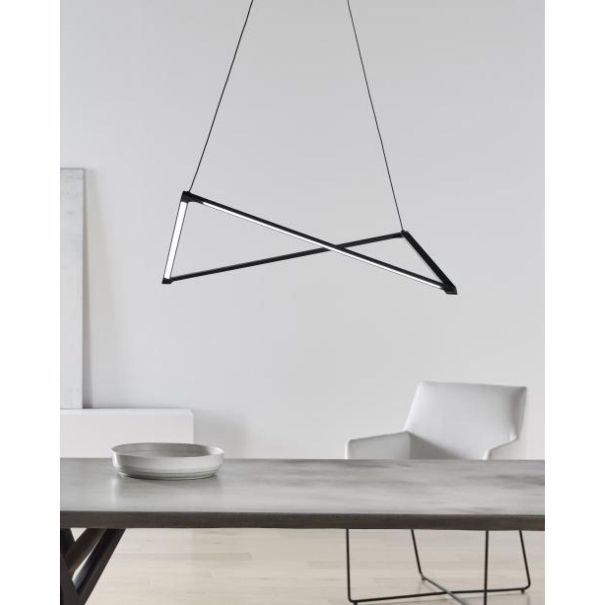 Balto Linear Suspension Linear Suspension 1-Light LED 3000K Satin Gold