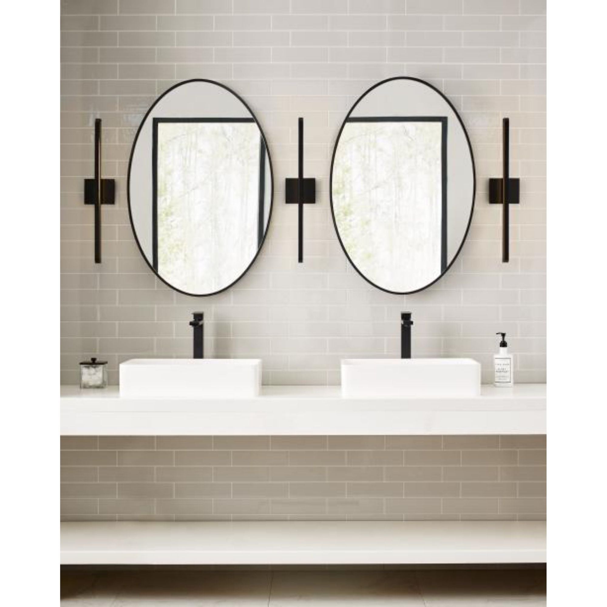 Banda 24 Bath Bath Collection 1-Light LED 3000K Natural Brass by Sean Lavin