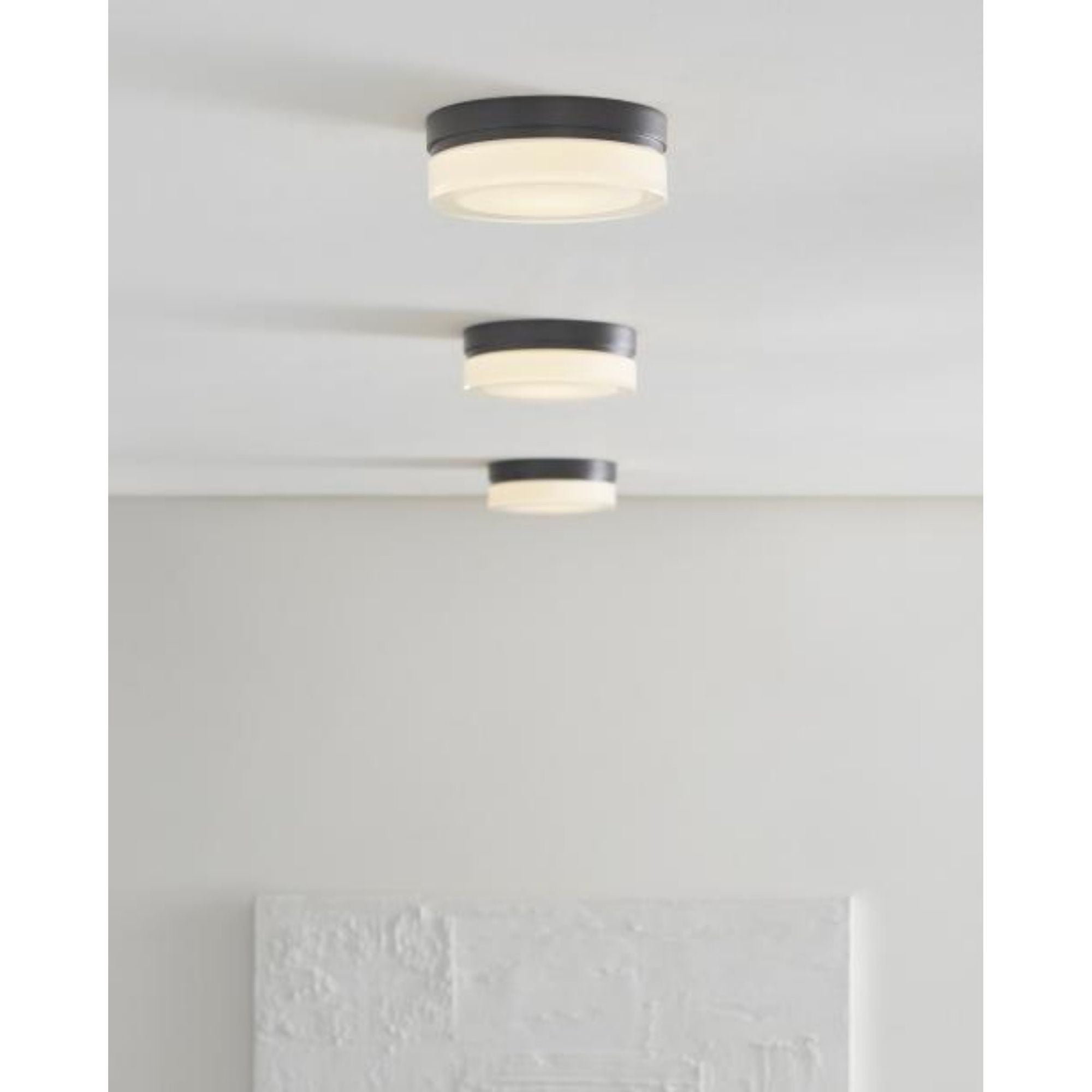 Cirque Small Flush Mount Flush & Semi-Flush Mount, Wall Collection 1-Light LED 2700K Natural Brass by Sean Lavin
