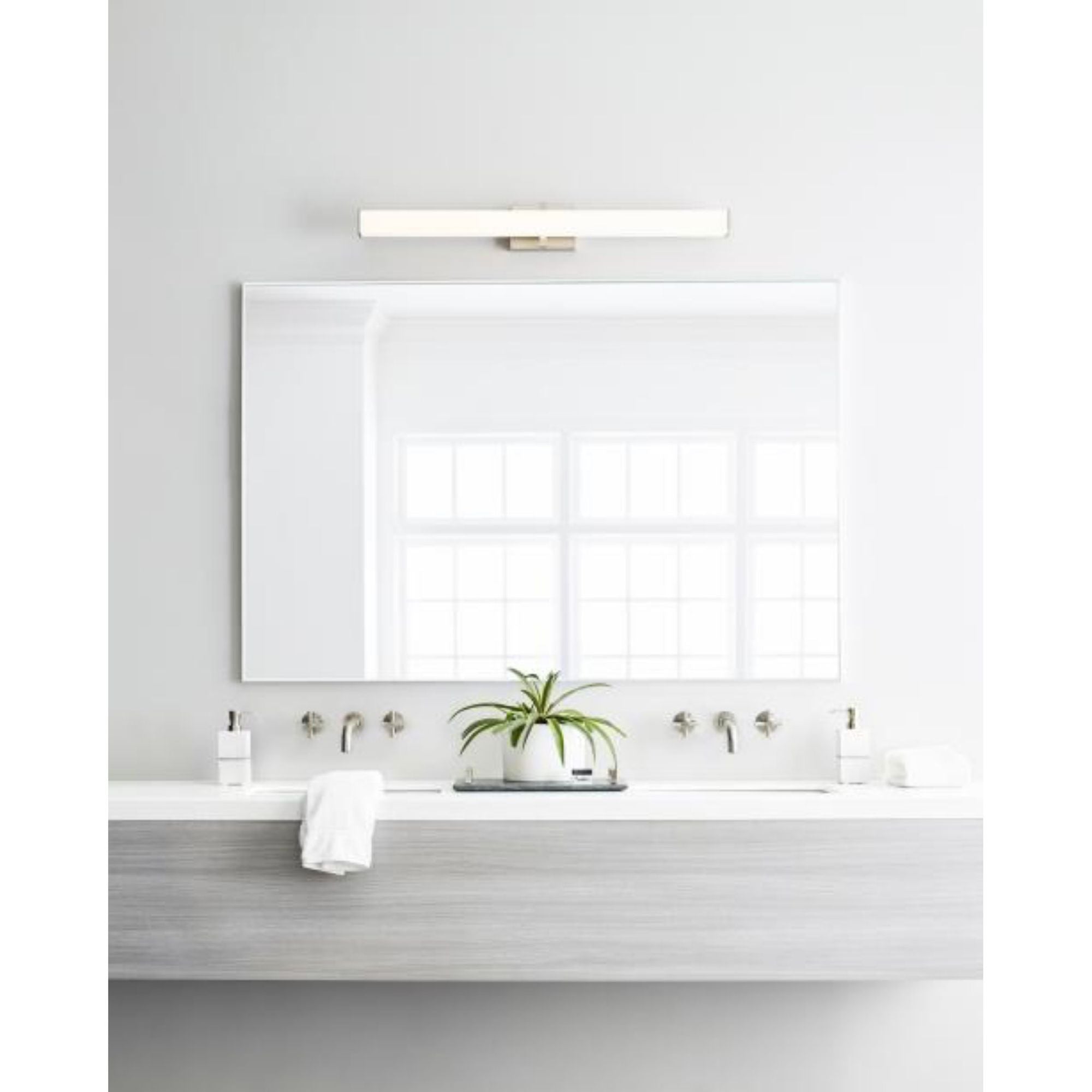 Ellis 36 Bath Bath Collection 1-Light LED 3000K Satin Nickel by Sean Lavin