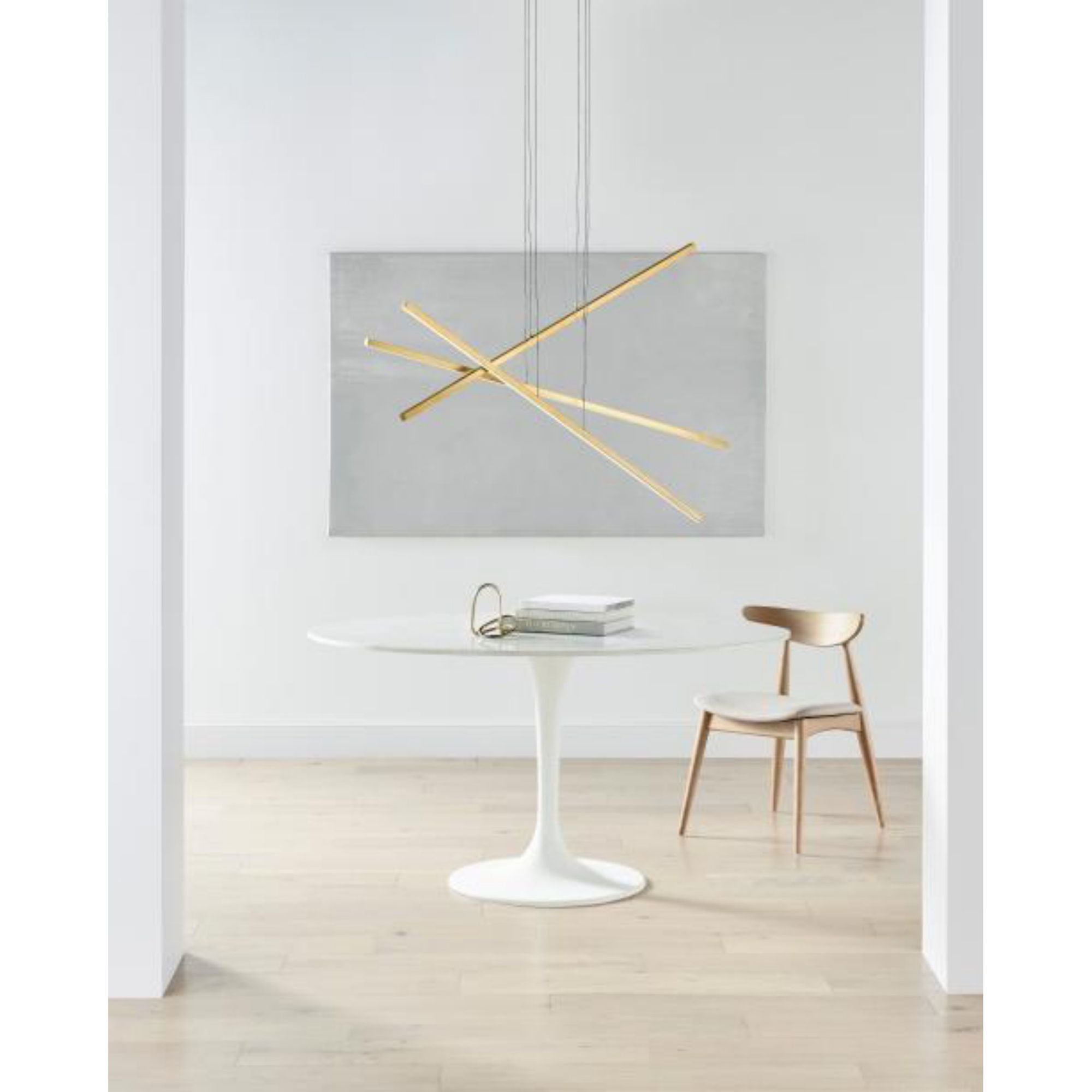 Essence Trio Linear Linear Suspension 3-Light LED 3000K Aged Brass