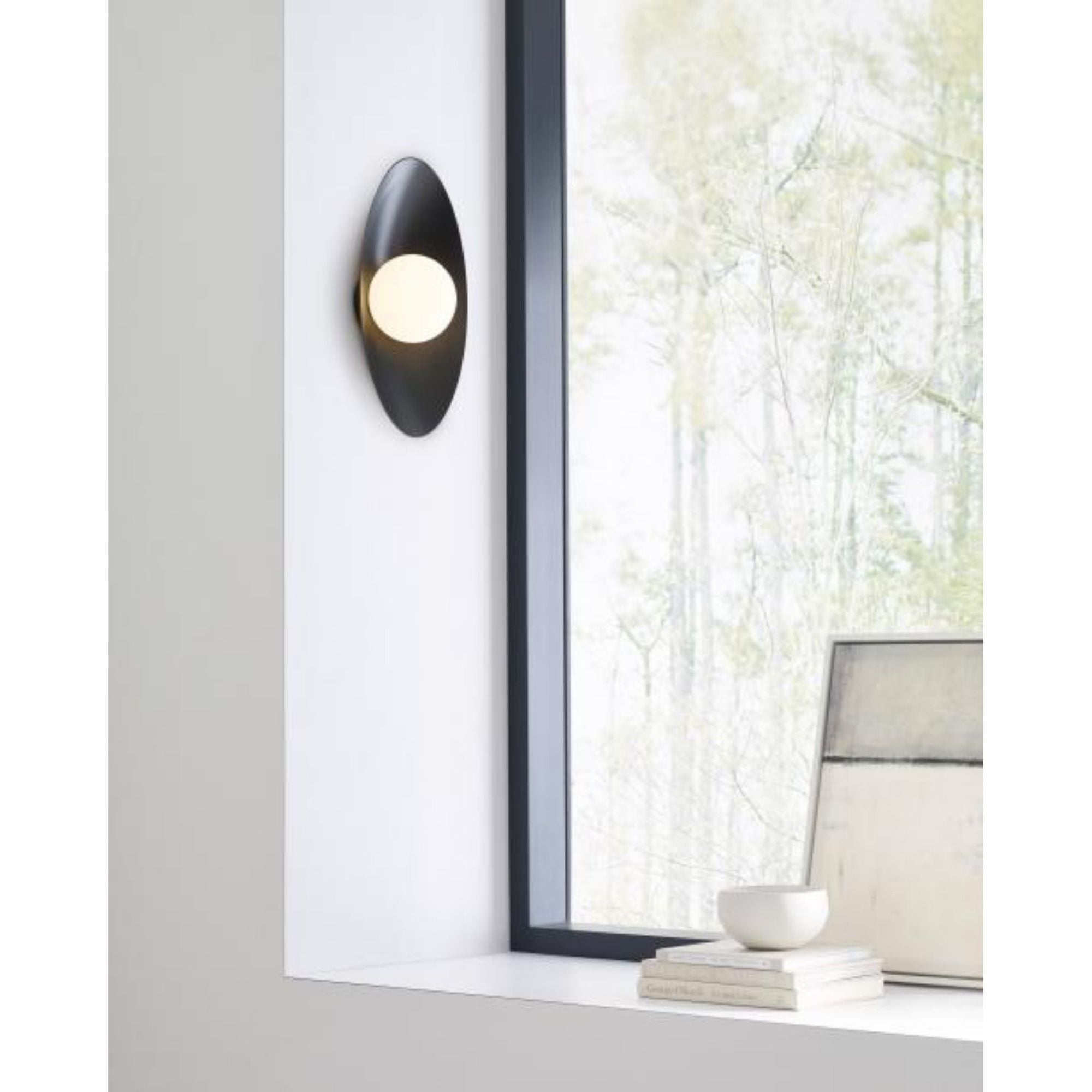 Joni 13 Wall Wall Collection 1-Light LED 3000K MATTE BLACK / MATTE BLACK by Sean Lavin