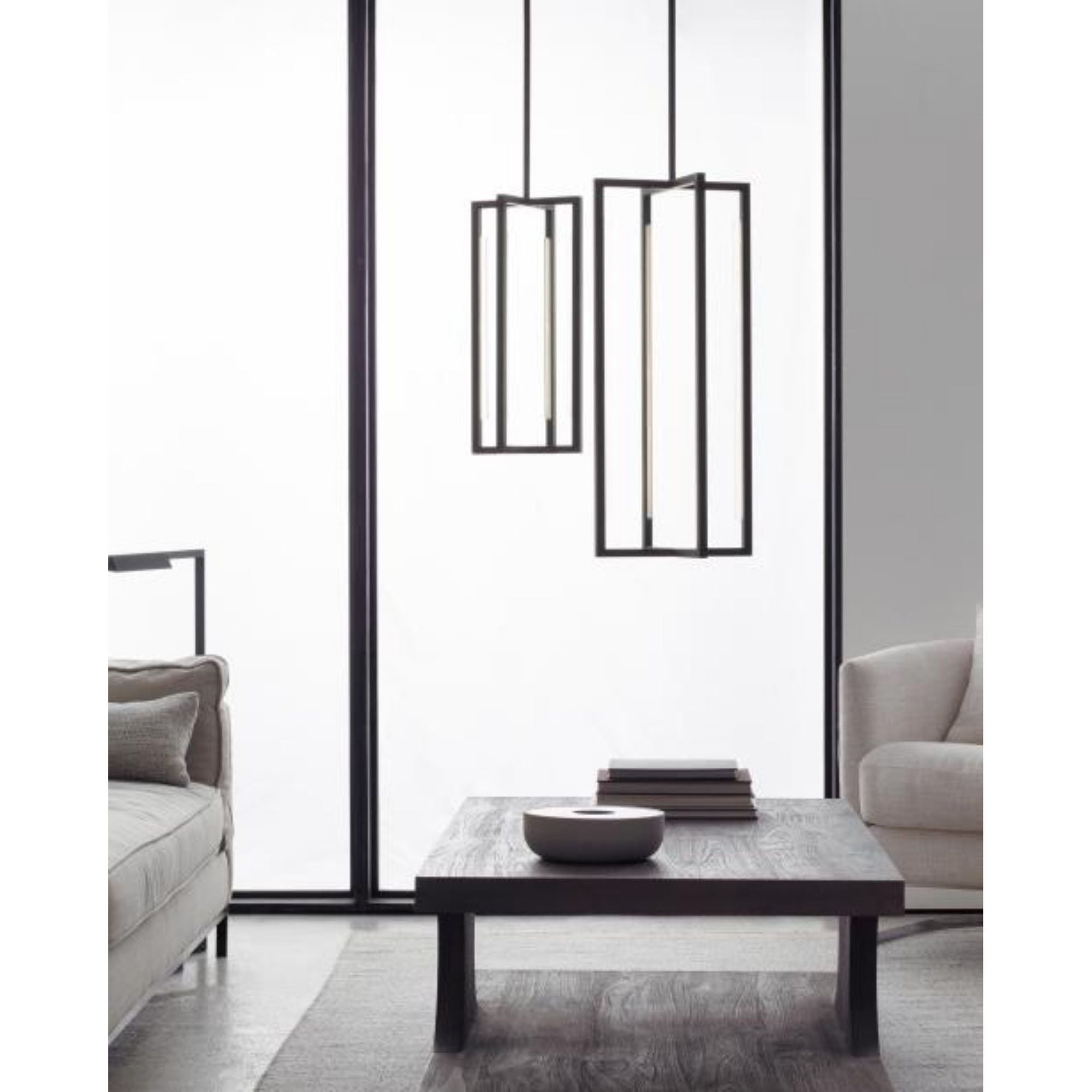 Kenway 18 Pendant Line-Voltage Pendants/Suspension 1-Light LED 3000K Nightshade Black by Sean Lavin