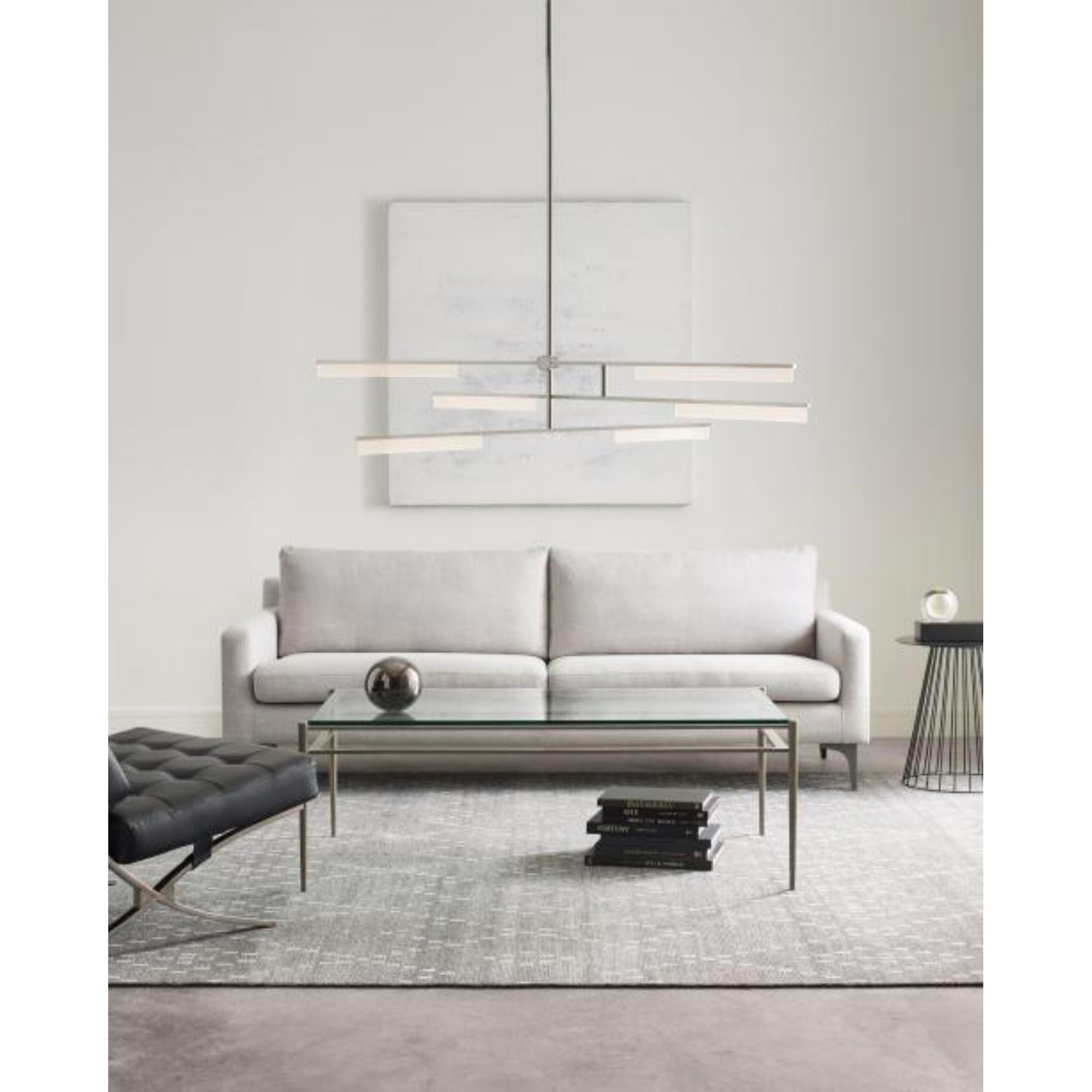 Klee 6-Light Chandelier Chandeliers 3-Light LED 3000K Natural Brass by Sean Lavin