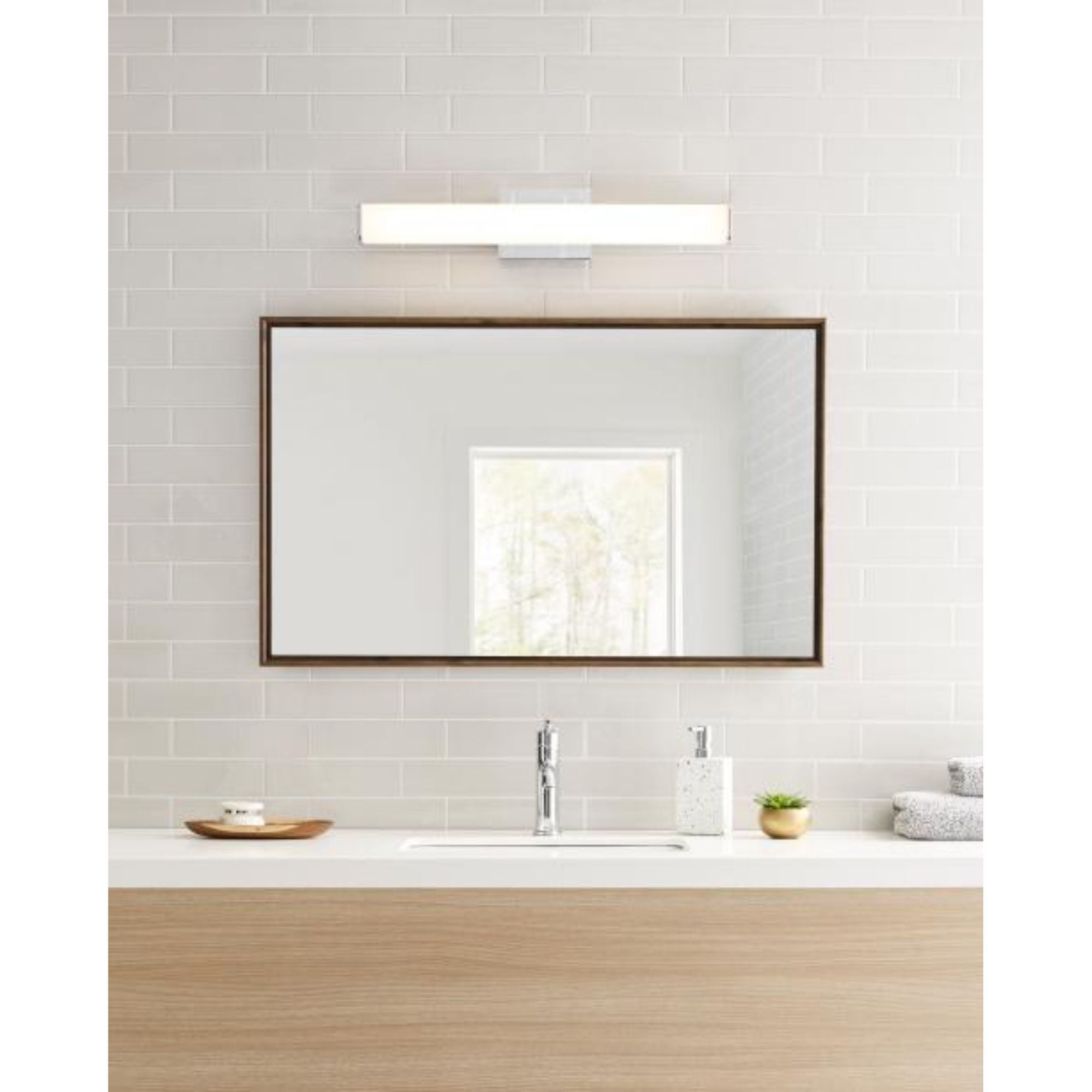 Lynk 24 Bath Bath Collection 1-Light LED 3000K Satin Nickel