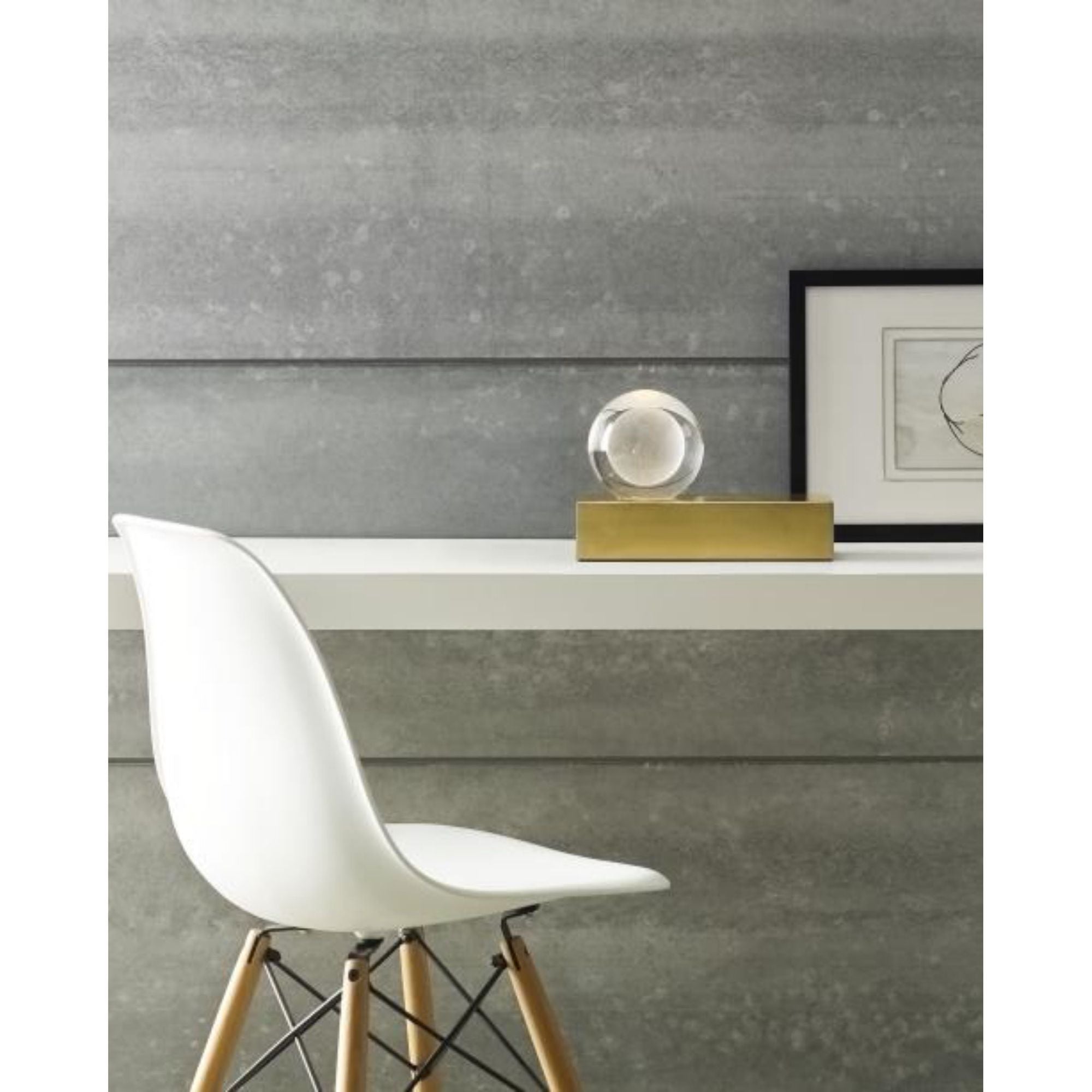 Mina Table Lamp Line-Voltage Pendants/Suspension 1-Light LED 2700K White Marble by Sean Lavin