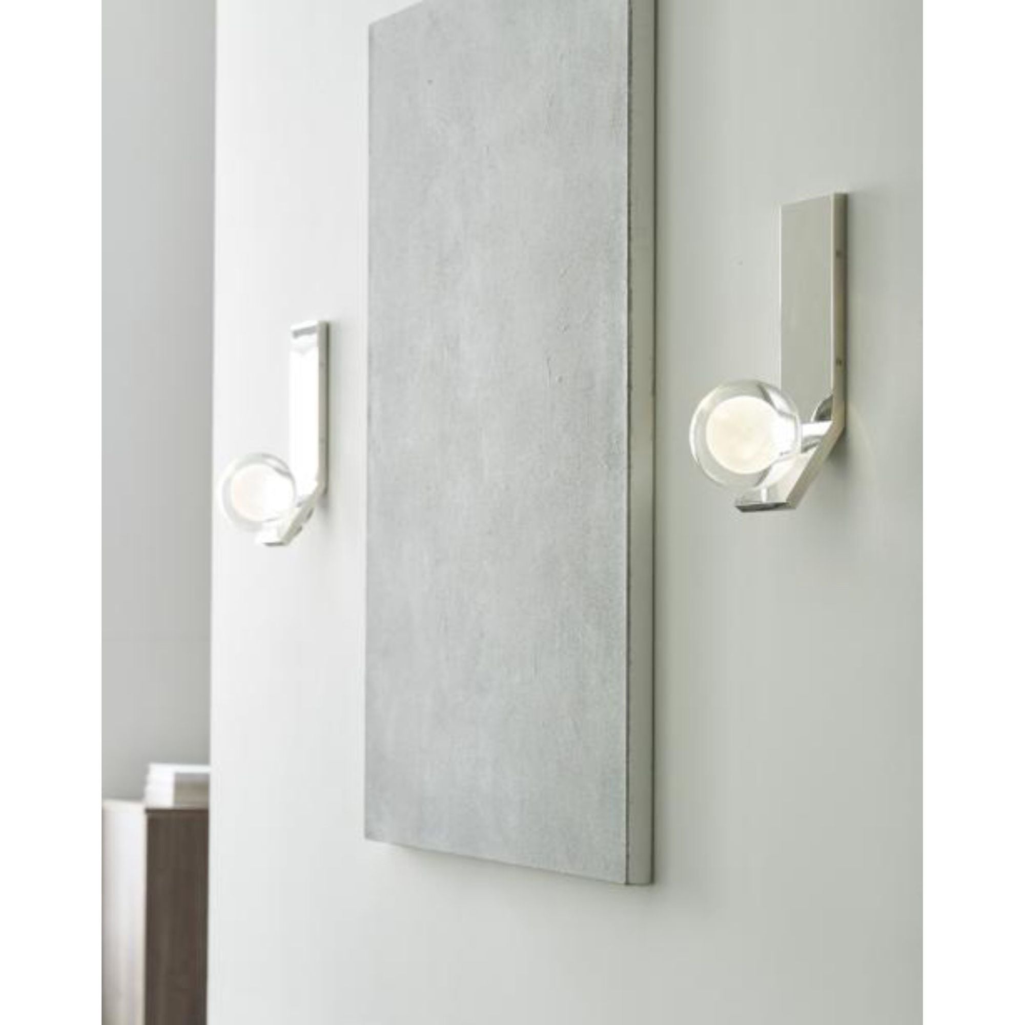 Mina Wall Wall Collection 1-Light LED 3000K Natural Brass by Sean Lavin