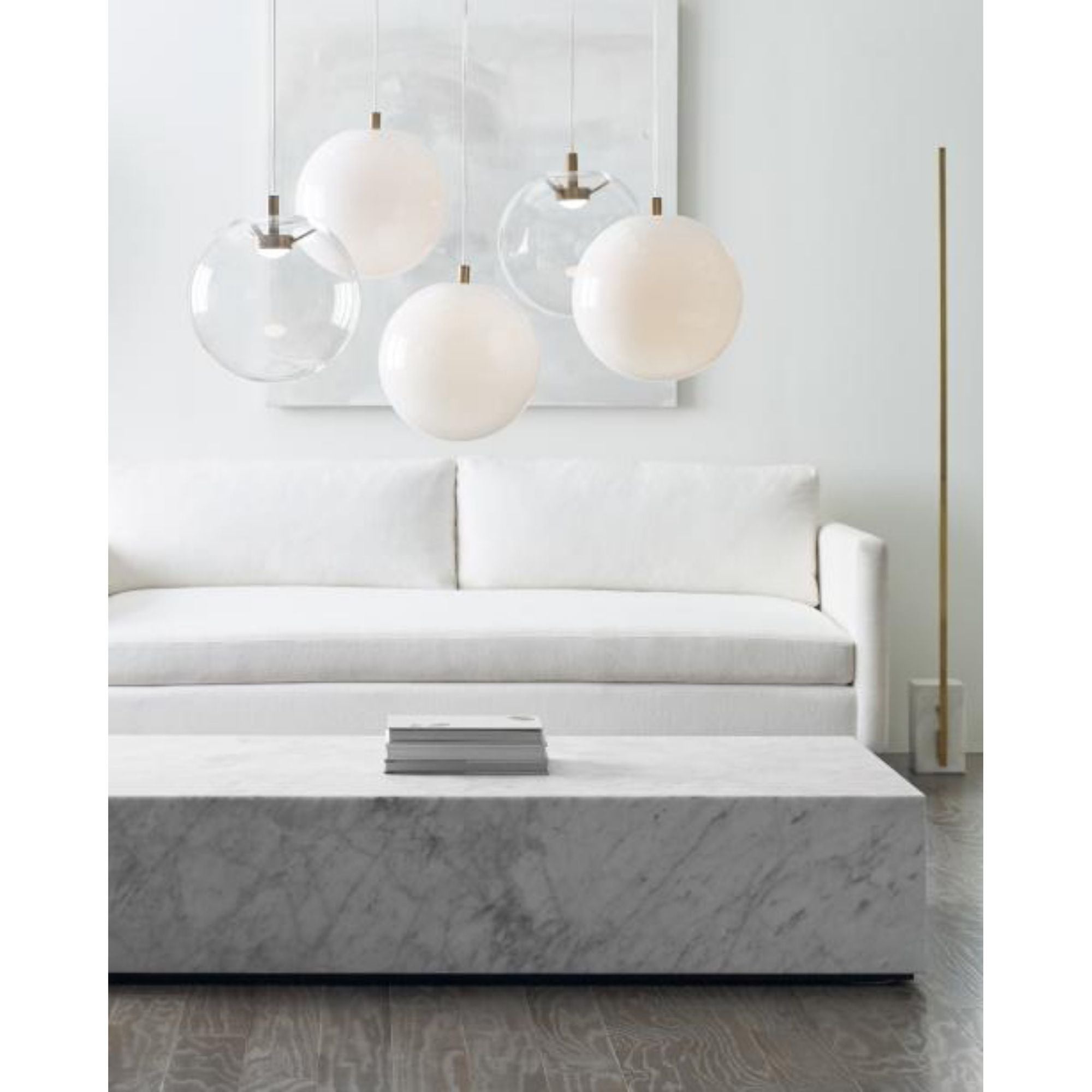 Palona Pendant Line-Voltage Pendants/Suspension 1-Light Aged Brass by Sean Lavin