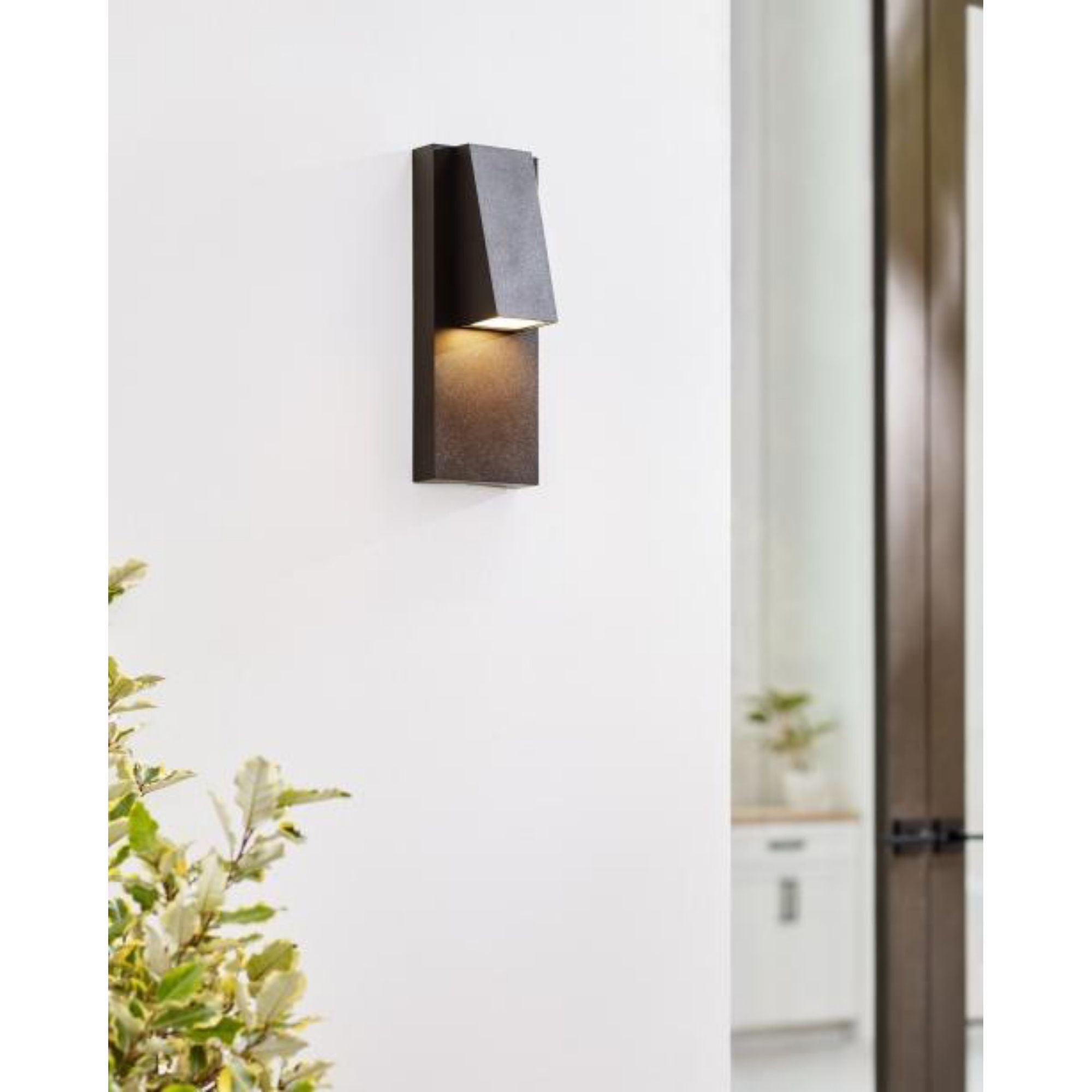 Peak Outdoor Wall Outdoor 1-Light LED 3000K-2200K Black by Sean Lavin