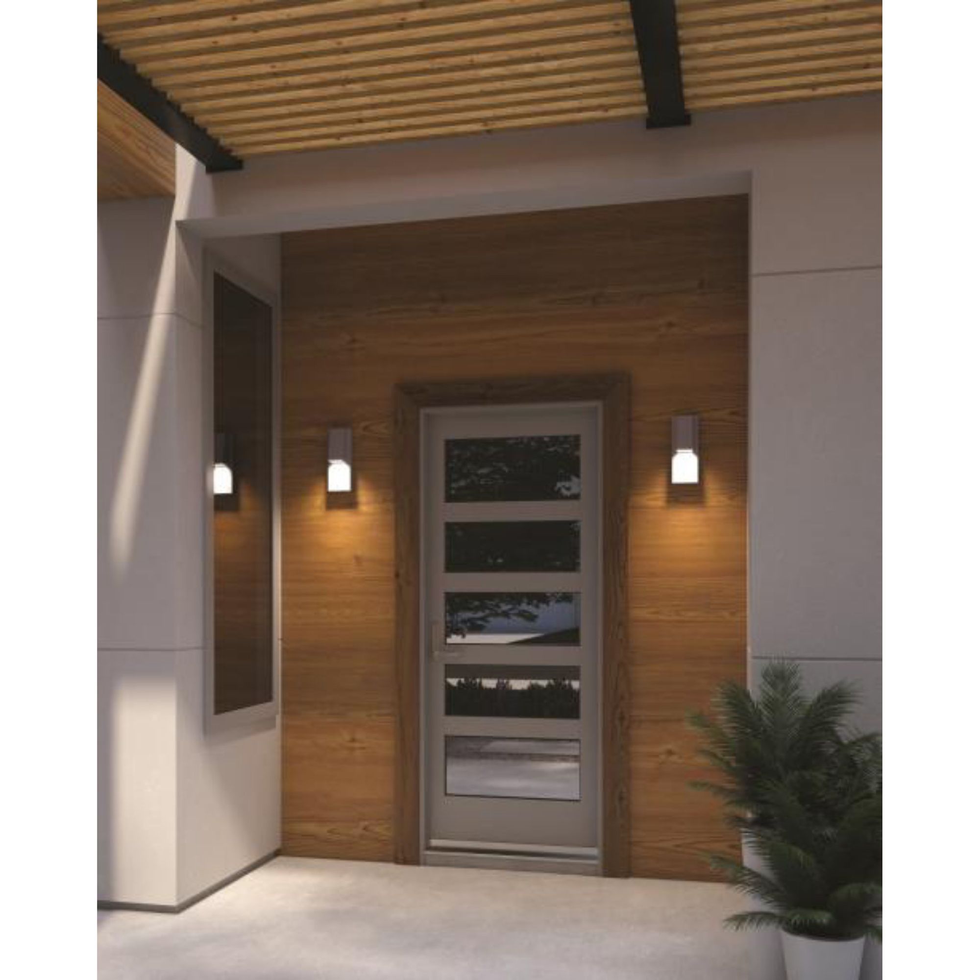 Peak Outdoor Wall Outdoor 1-Light LED 3000K-2200K Black by Sean Lavin