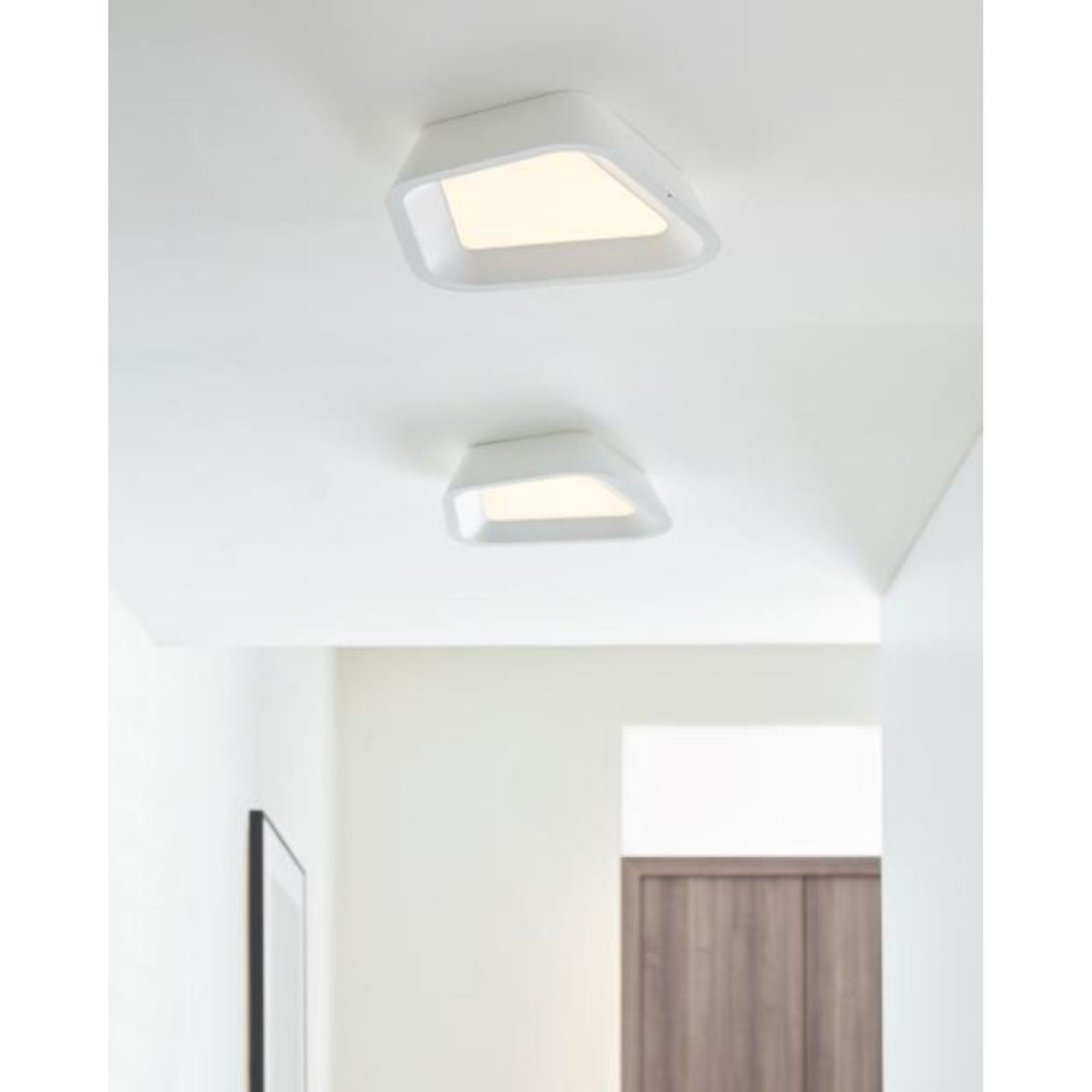 Rhonan Flush Mount Flush & Semi-Flush Mount 1-Light LED 3000K Nightshade Black by Sean Lavin