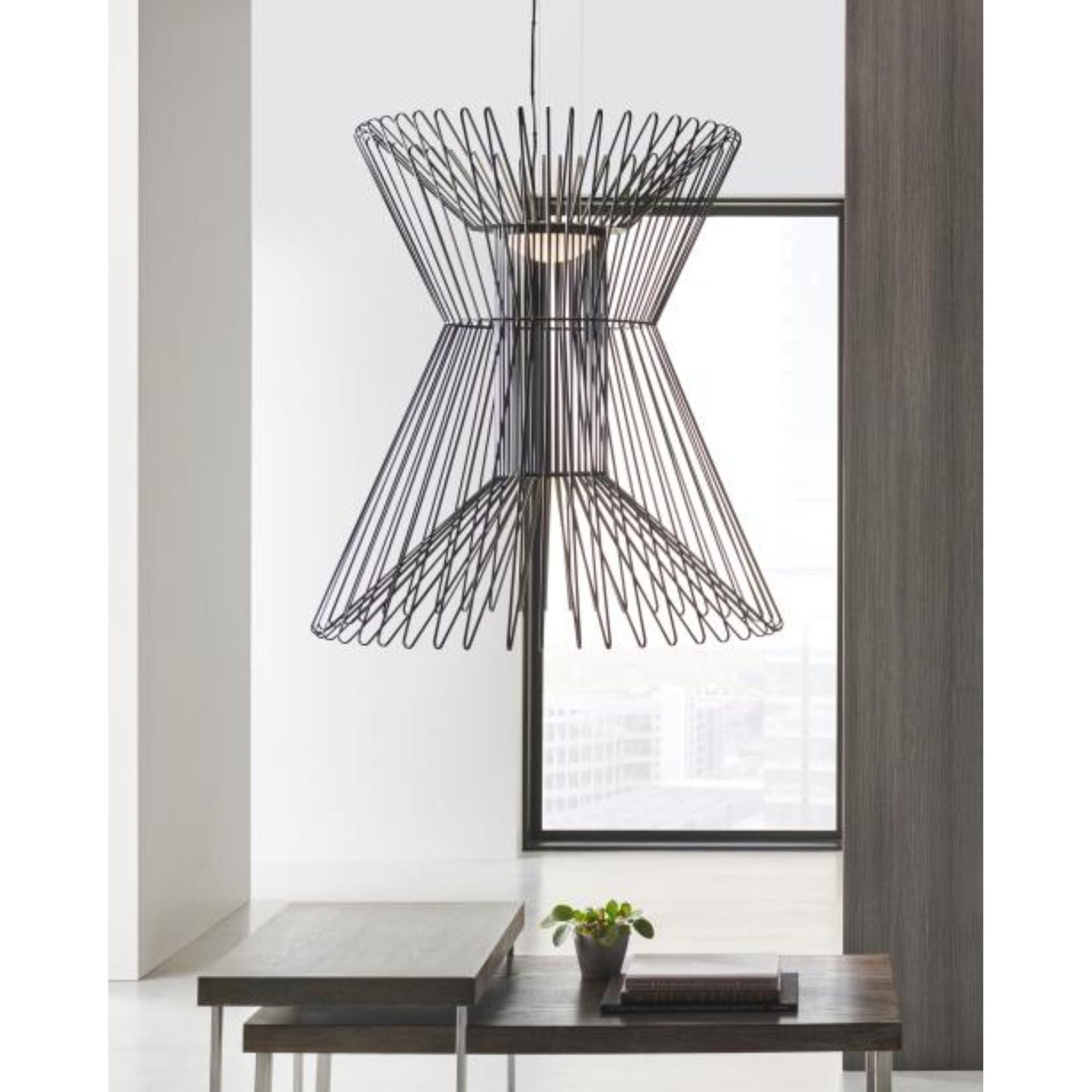 Syrma Grande Suspension Line-Voltage Pendants/Suspension 1-Light LED 3000K by Sean Lavin