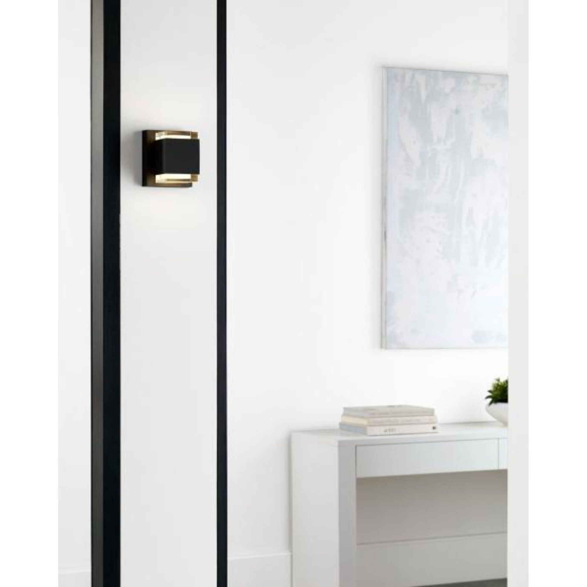 Voto 8 Outdoor Wall 1-Light LED 2700K Charcoal by Sean Lavin