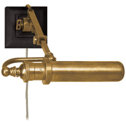 Thomas O'Brien Academy Map Light in Hand-Rubbed Antique Brass