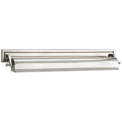 Thomas O'Brien Library 22" Picture Light in Polished Nickel