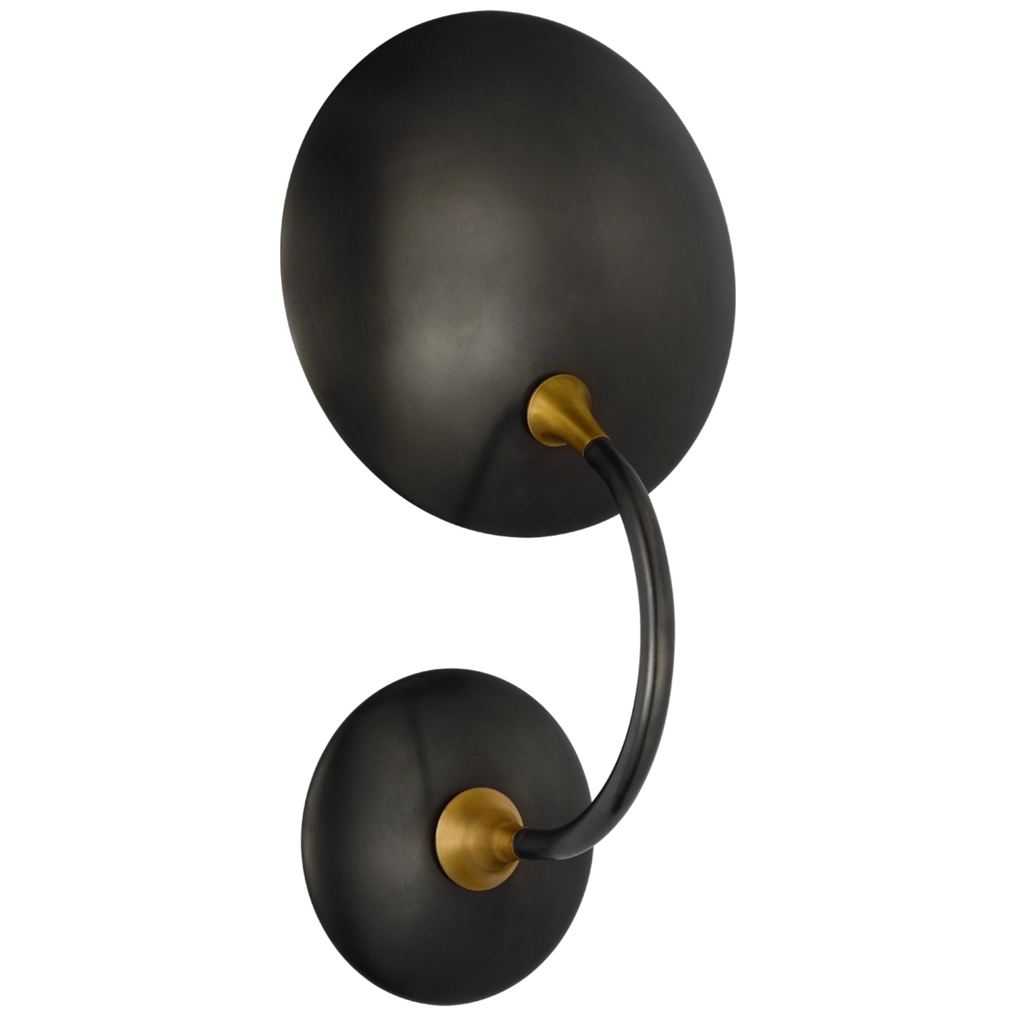 Thomas O'Brien Keira Medium Wall Wash Sconce in Bronze and Hand-Rubbed Antique Brass