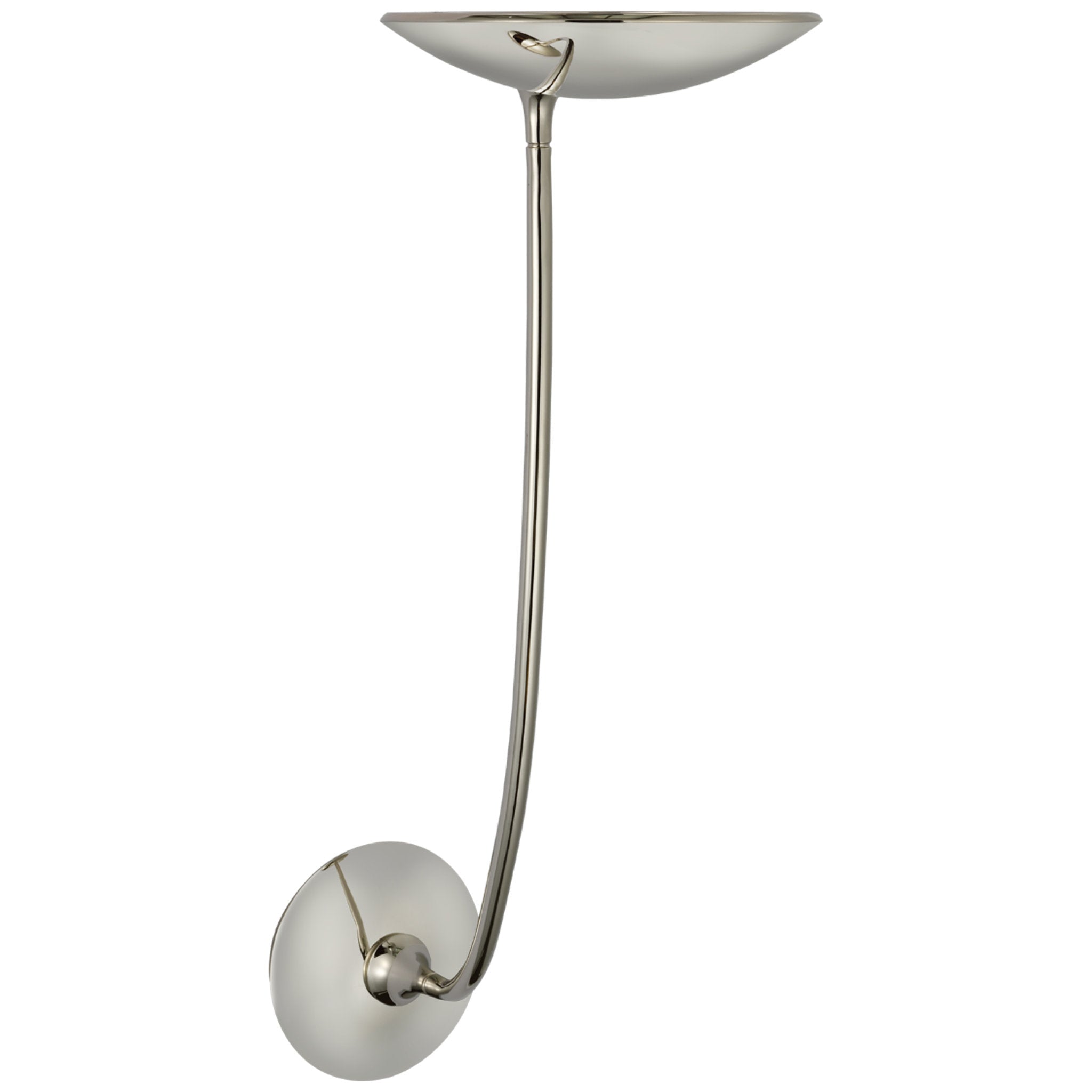 Thomas O'Brien Keira Large Sconce in Polished Nickel