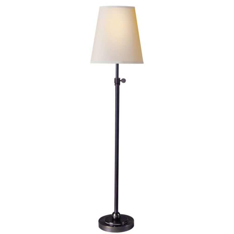 Thomas O'Brien Bryant Table Lamp in Hand-Rubbed Bronze with Natural Paper Shade