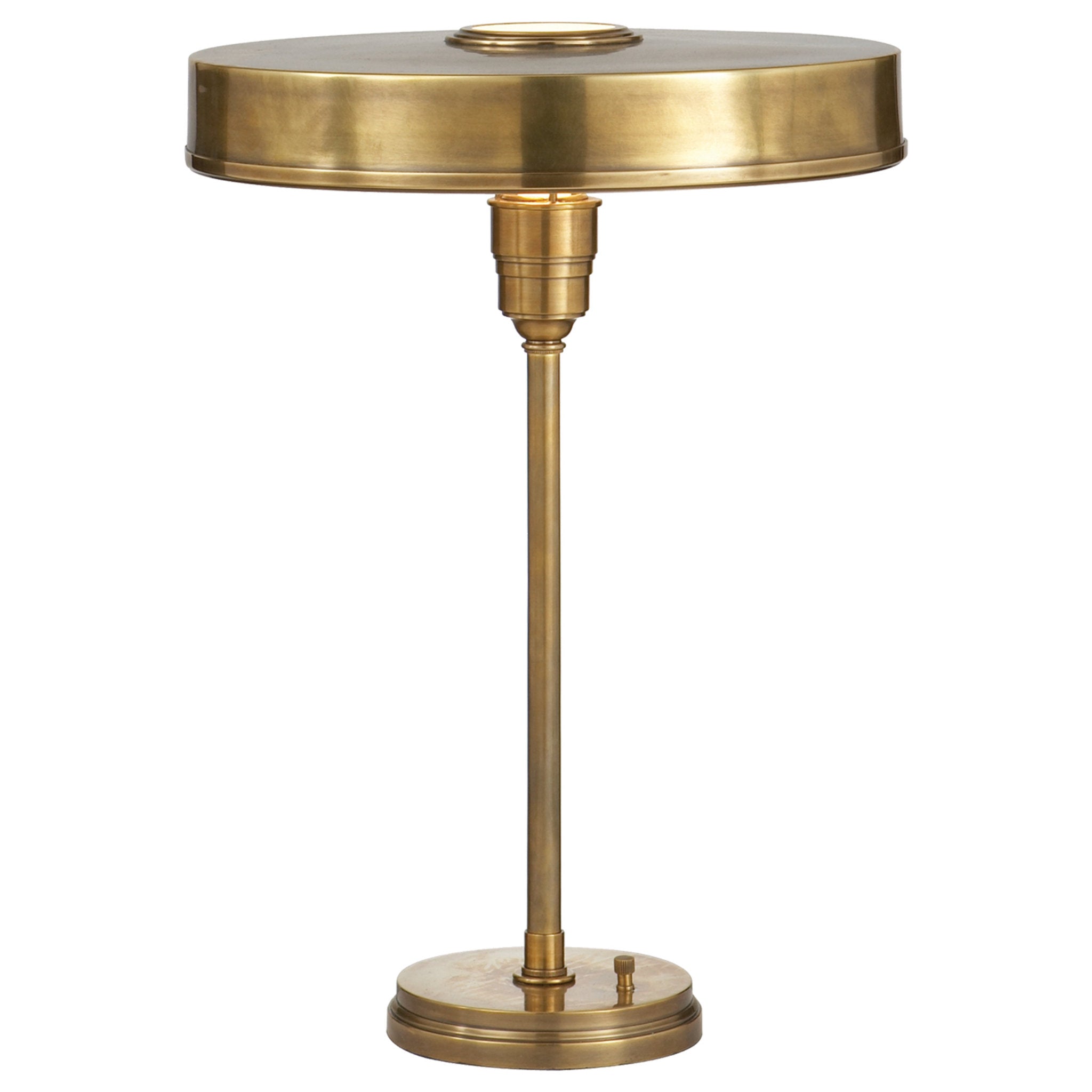 Thomas O'Brien Carlo Table Lamp in Hand-Rubbed Antique Brass