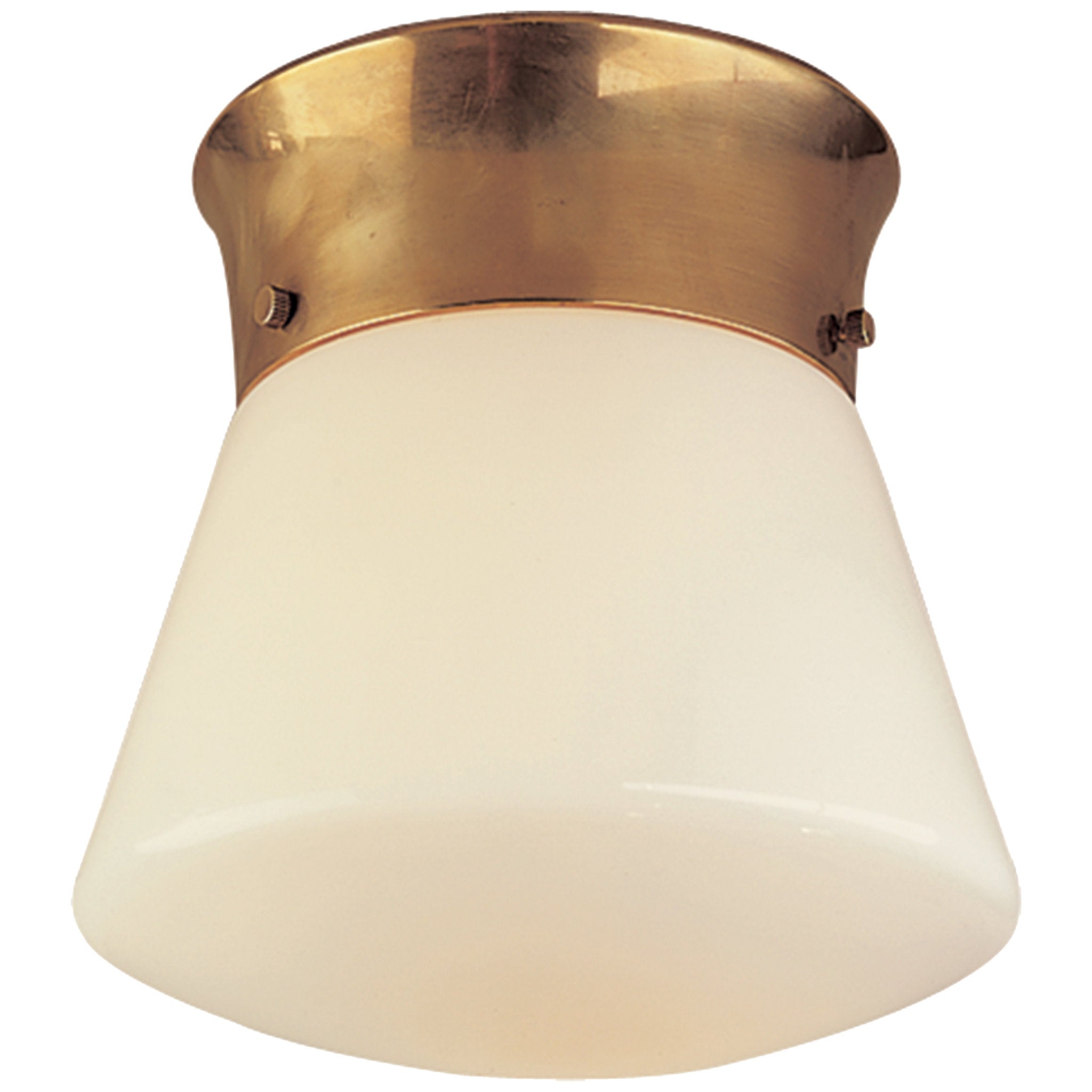 Thomas O'Brien Perry Street Ceiling Light Hand-Rubbed Antique Brass