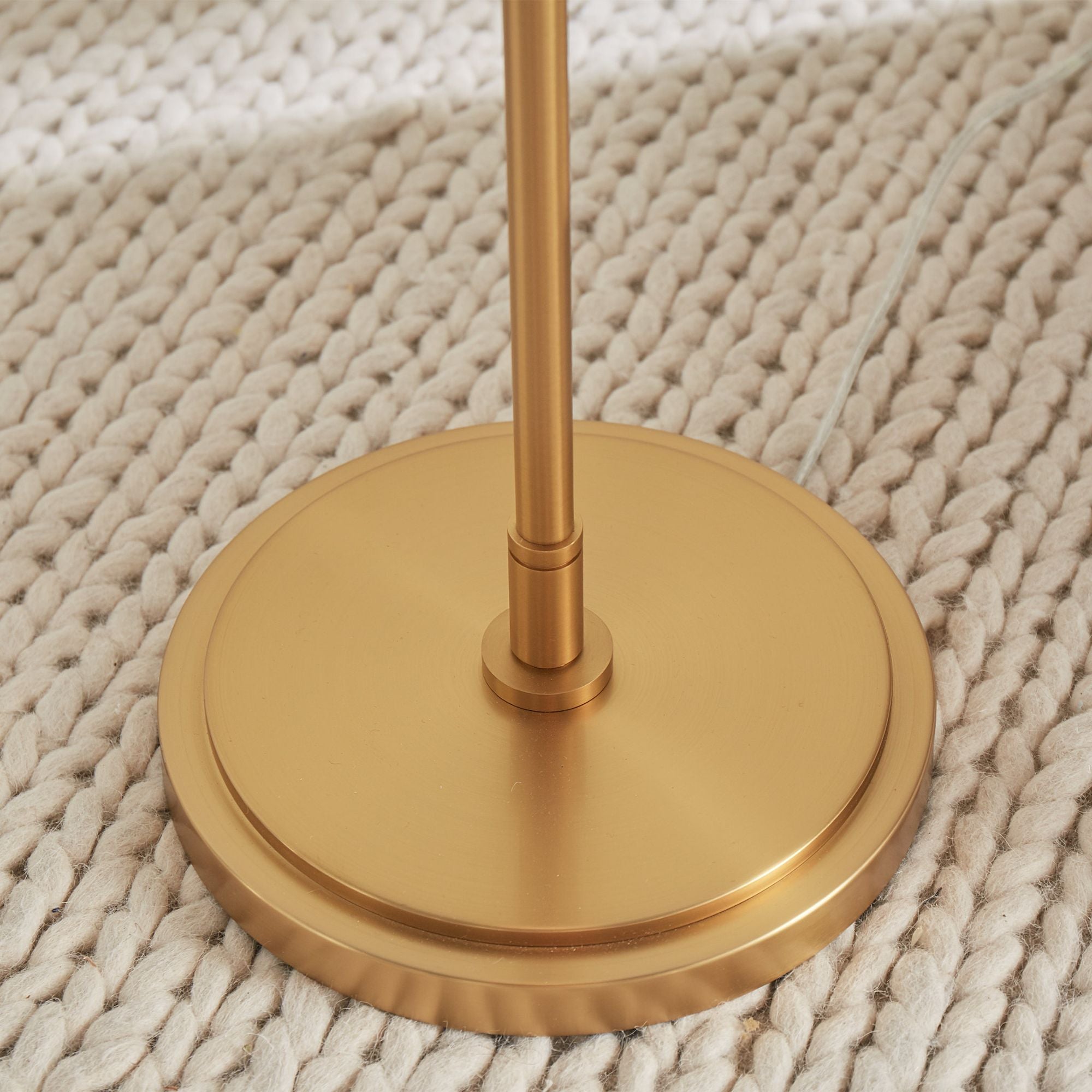 Thomas O'Brien Beckham Classic Floor Lamp in Burnished Brass