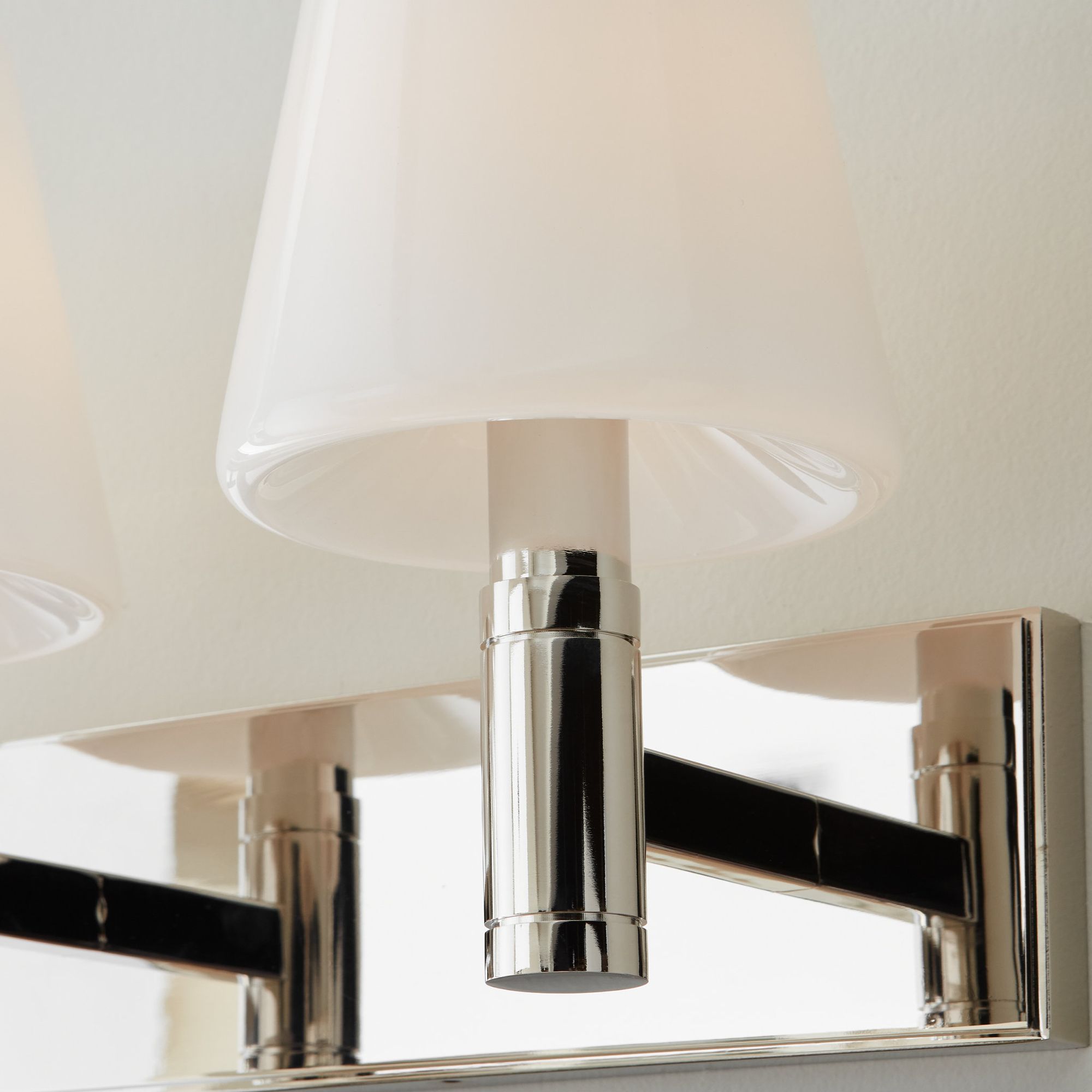 Thomas O'Brien Beckham Classic 3 - Light Vanity in Polished Nickel