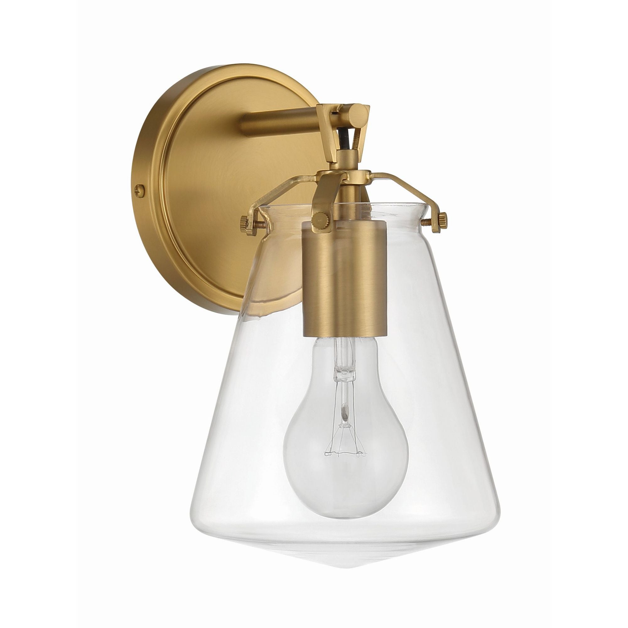 Voss 5.75'' Luxe Gold Sconce Gold 5.75"W x 9.75"H x 6.5"D