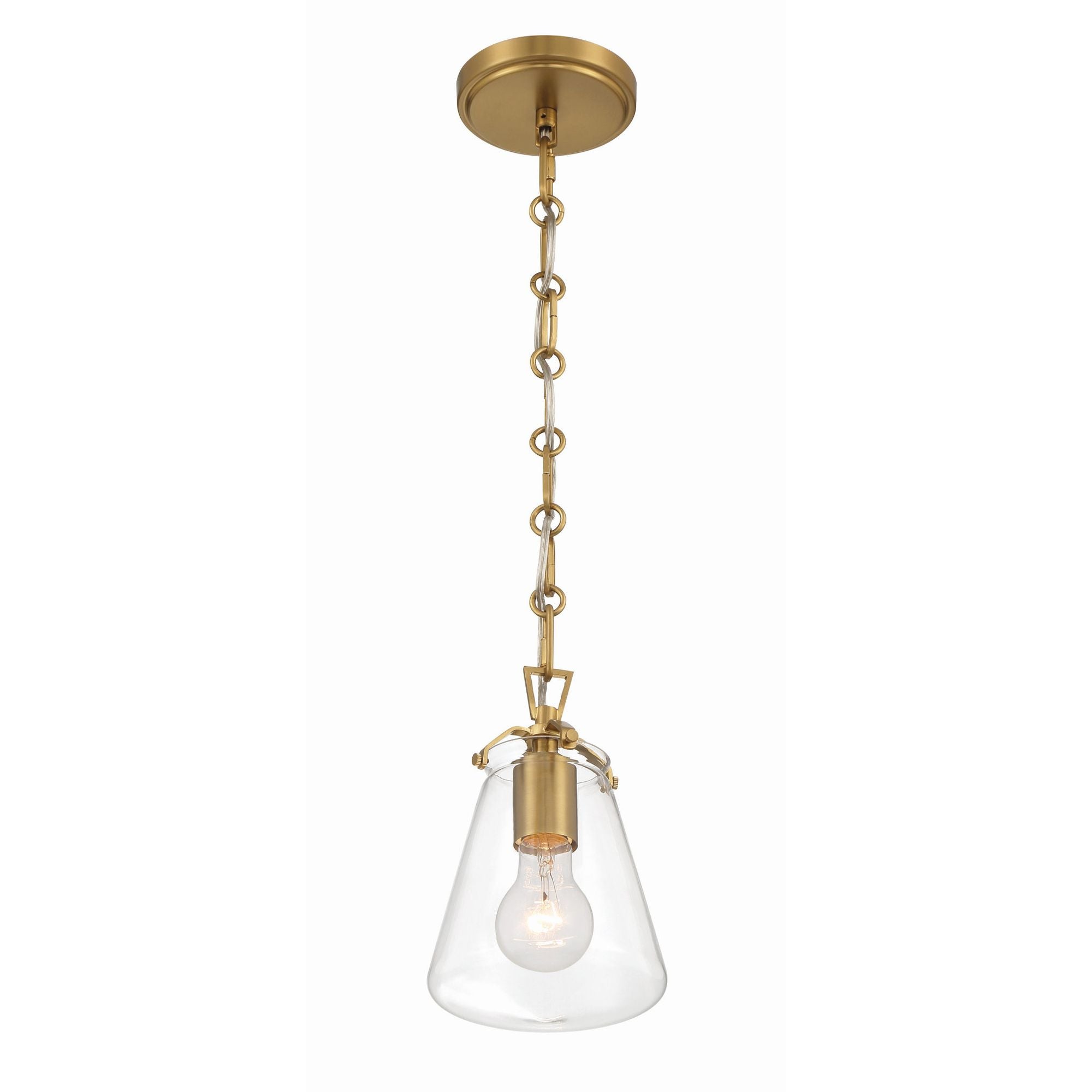 Voss 5.75'' Luxe Gold Pendant Gold 5.75"W x 9"H x 5.75"D