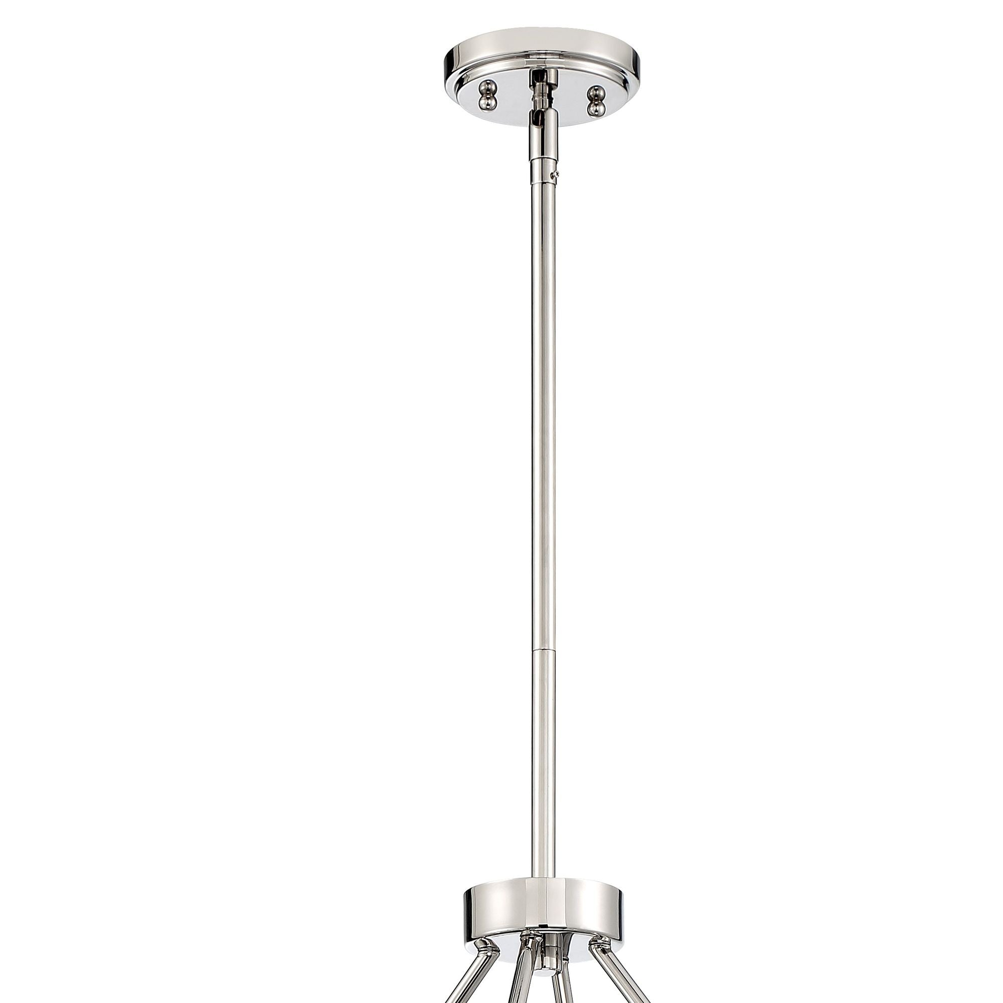 Watson 8 Light Polished Nickel Chandelier