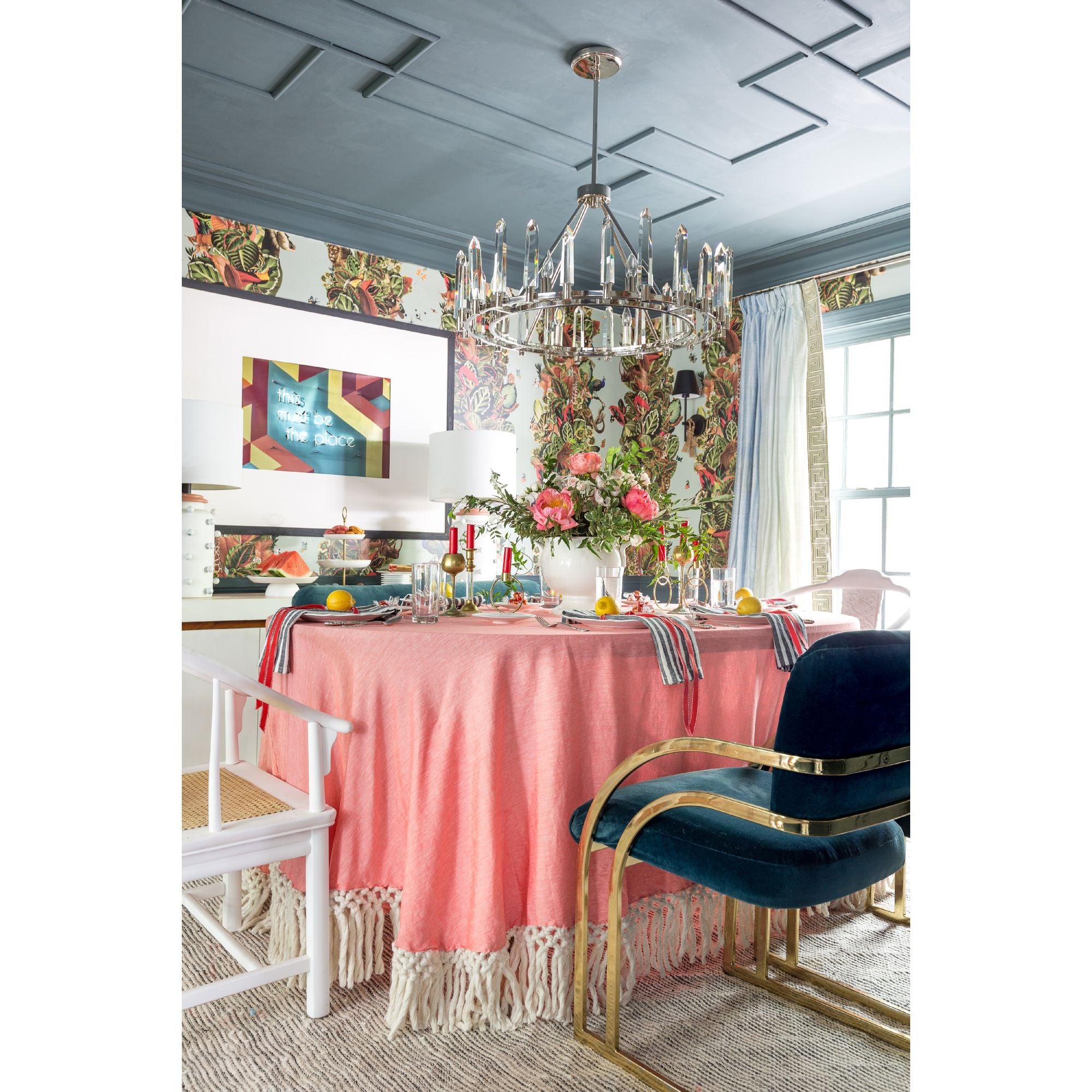 Watson 8 Light Polished Nickel Chandelier