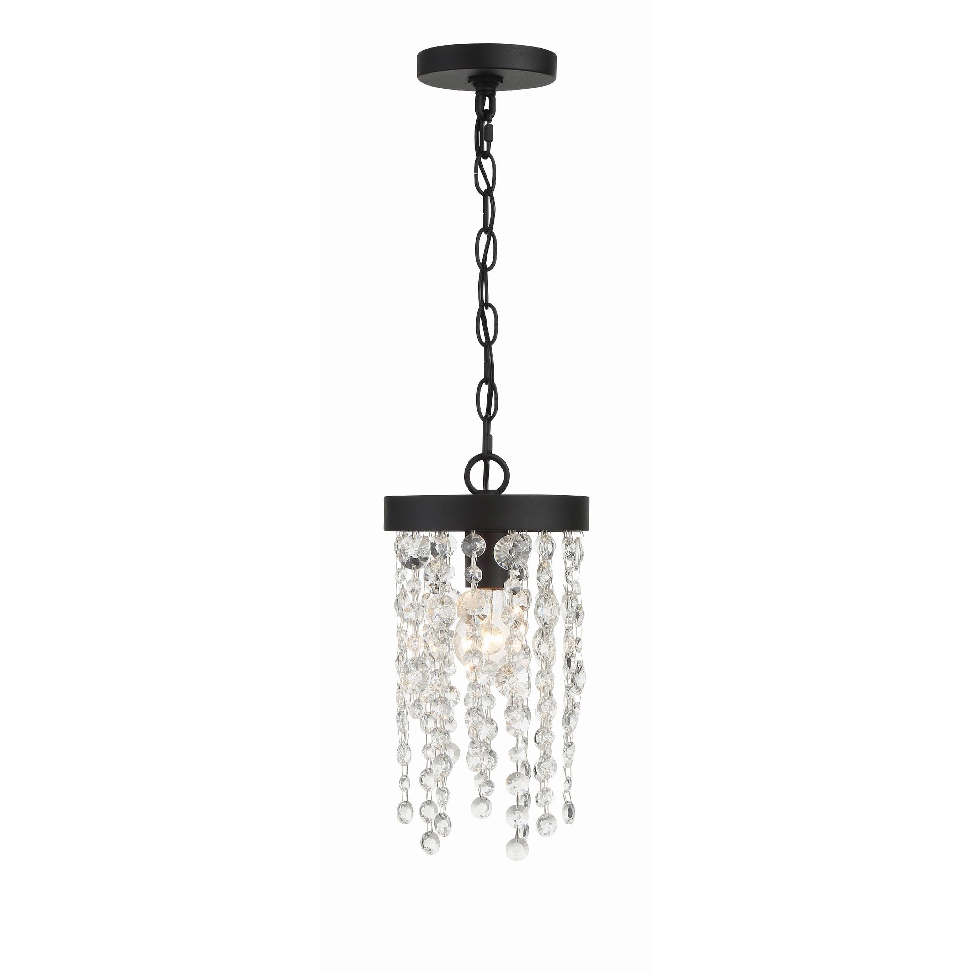 Winham 1 Light Black Forged Pendant