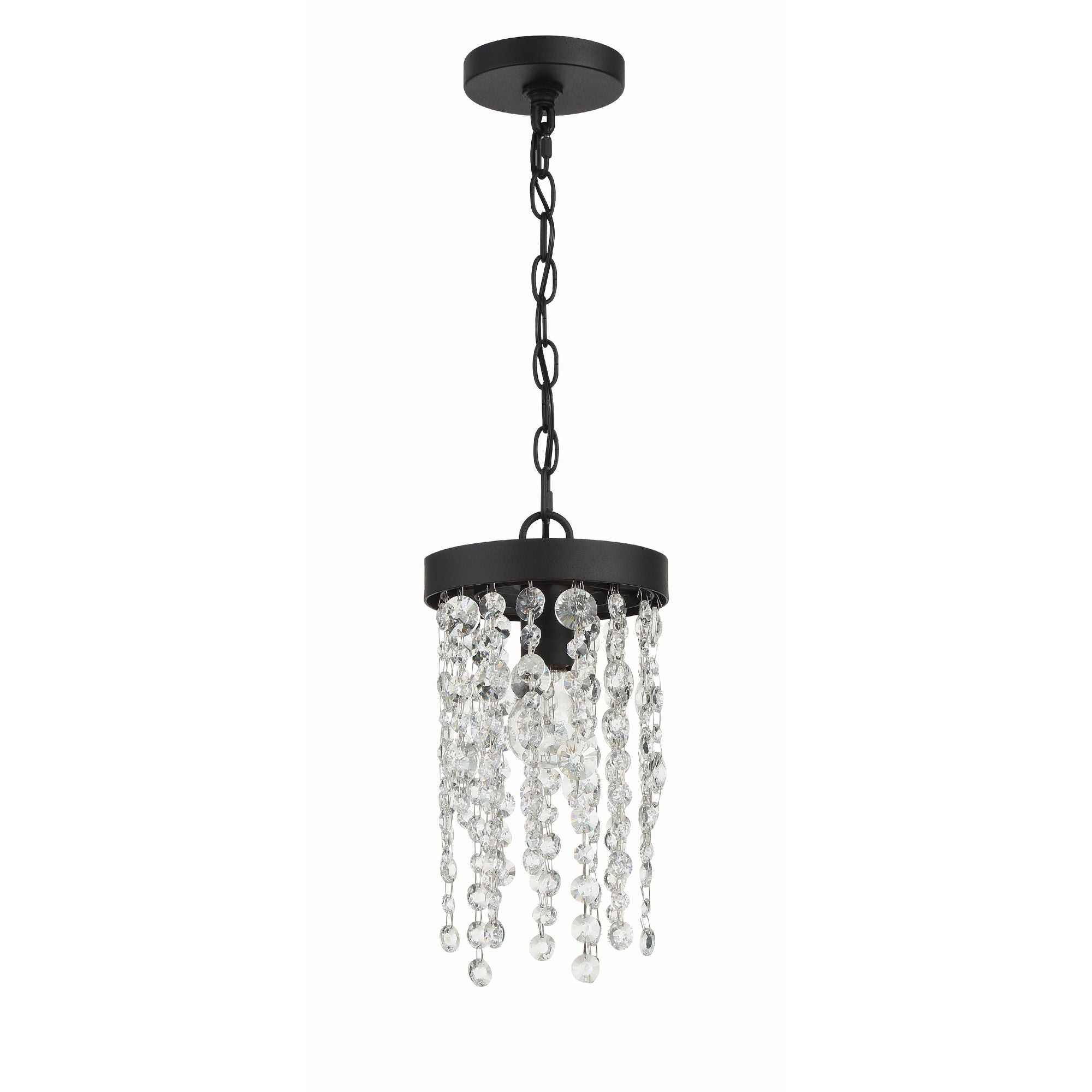 Winham 1 Light Black Forged Pendant