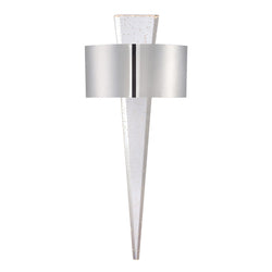 Modern Forms WS-11310-PN 3000K 11 Watt Palladian LED Wall Sconce With Seeded Crystal Glass in Polished Nickel