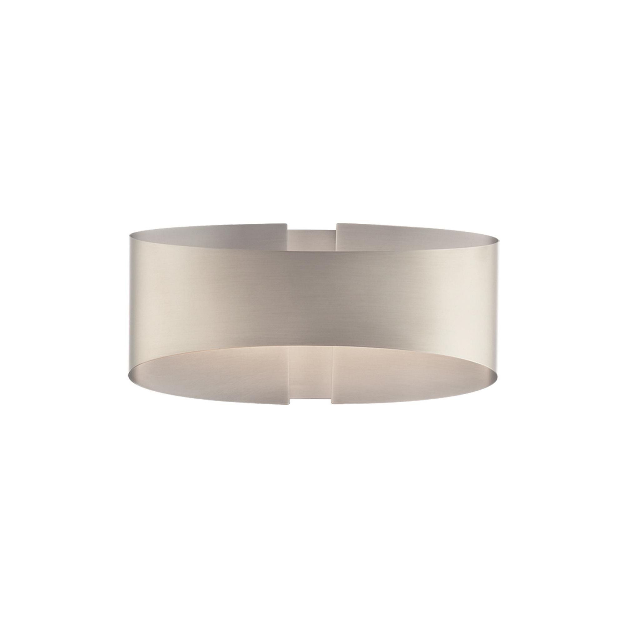 Swerve 10in LED Wall Sconce 3000K in Brushed Nickel