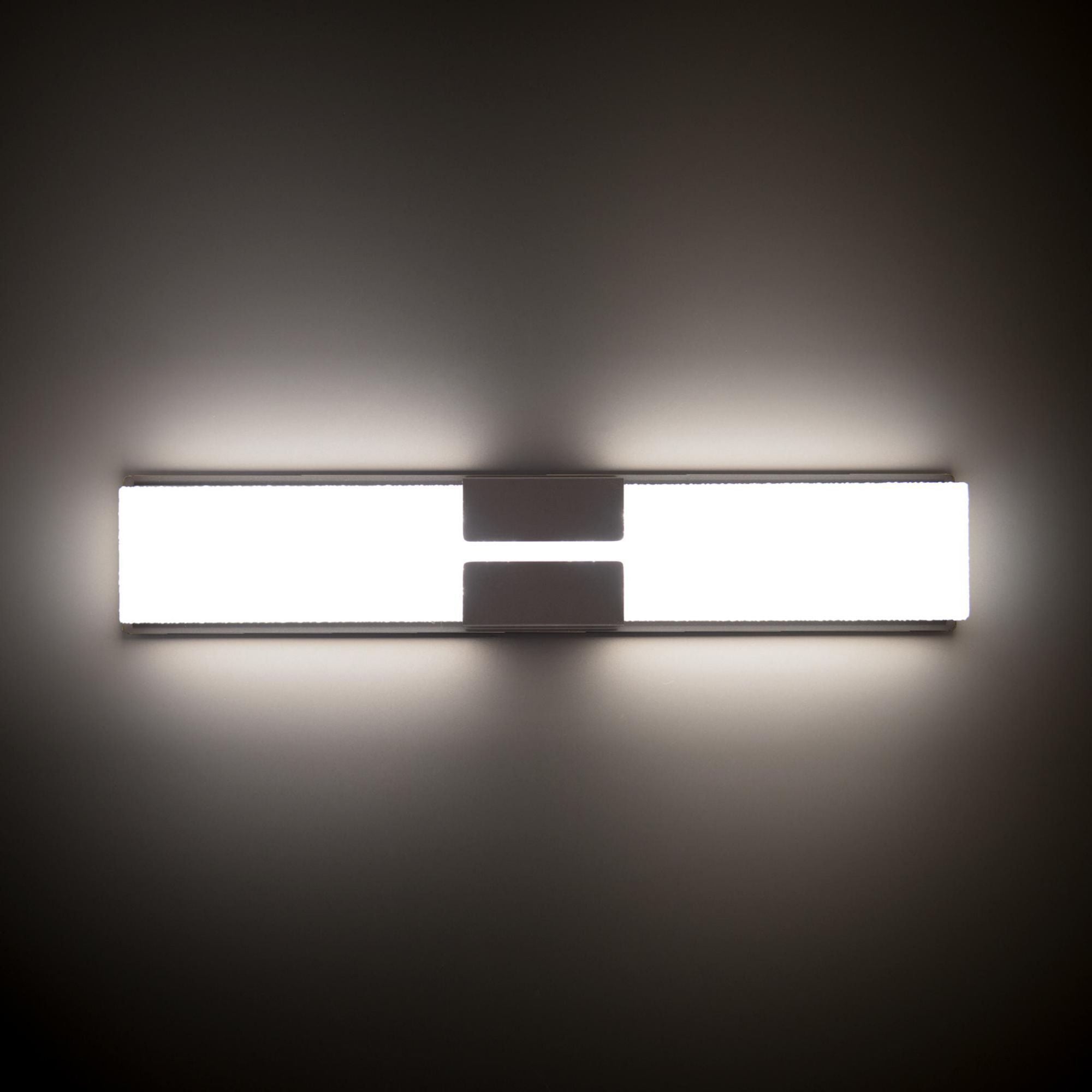 Vodka 37in LED Bathroom Vanity or Wall Light 3500K in Black
