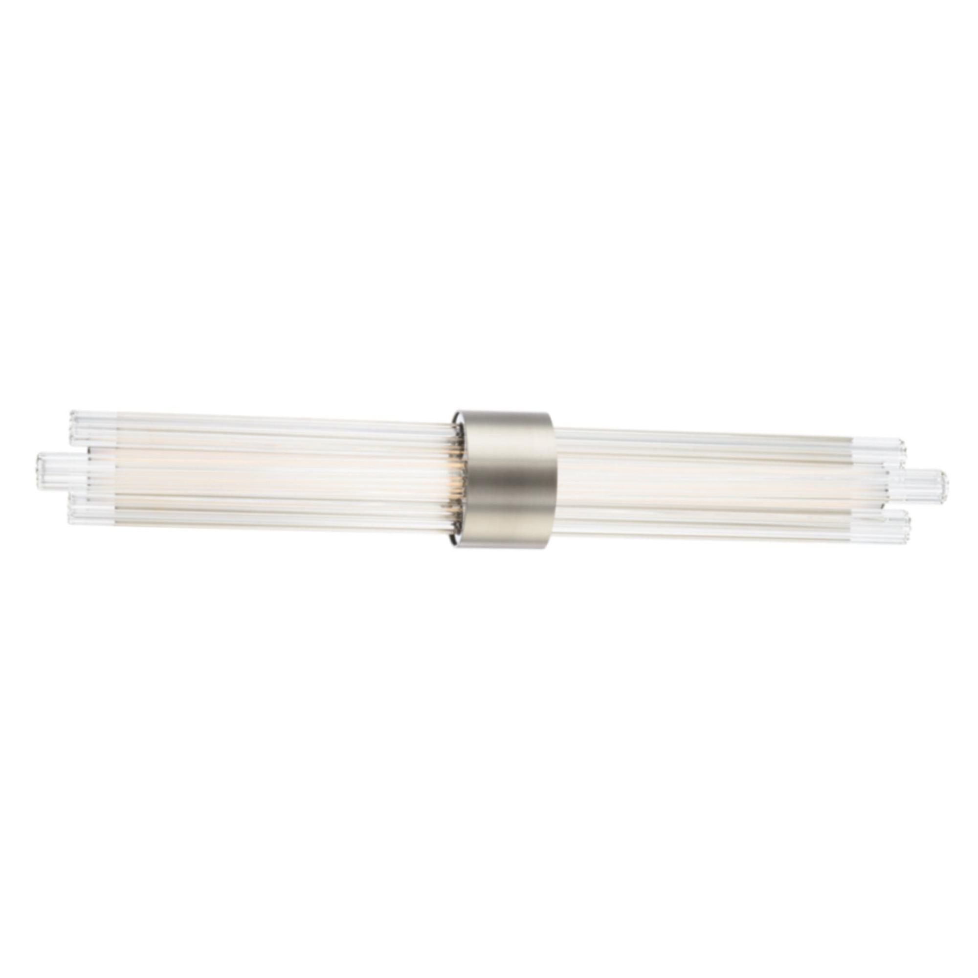 Luzerne 28in LED Bathroom Vanity or Wall Light 3000K in Brushed Nickel
