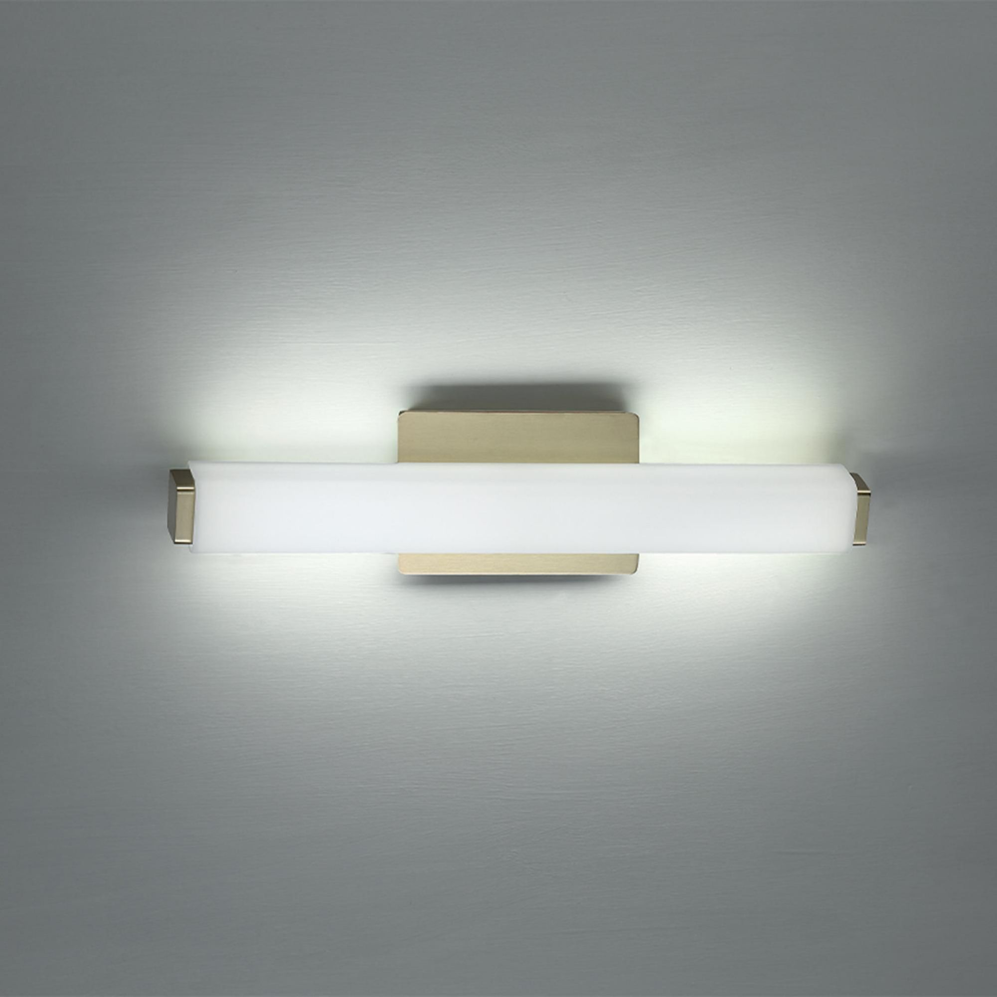 Vogue 20in LED Bathroom Vanity or Wall Light 3500K in Brushed Brass