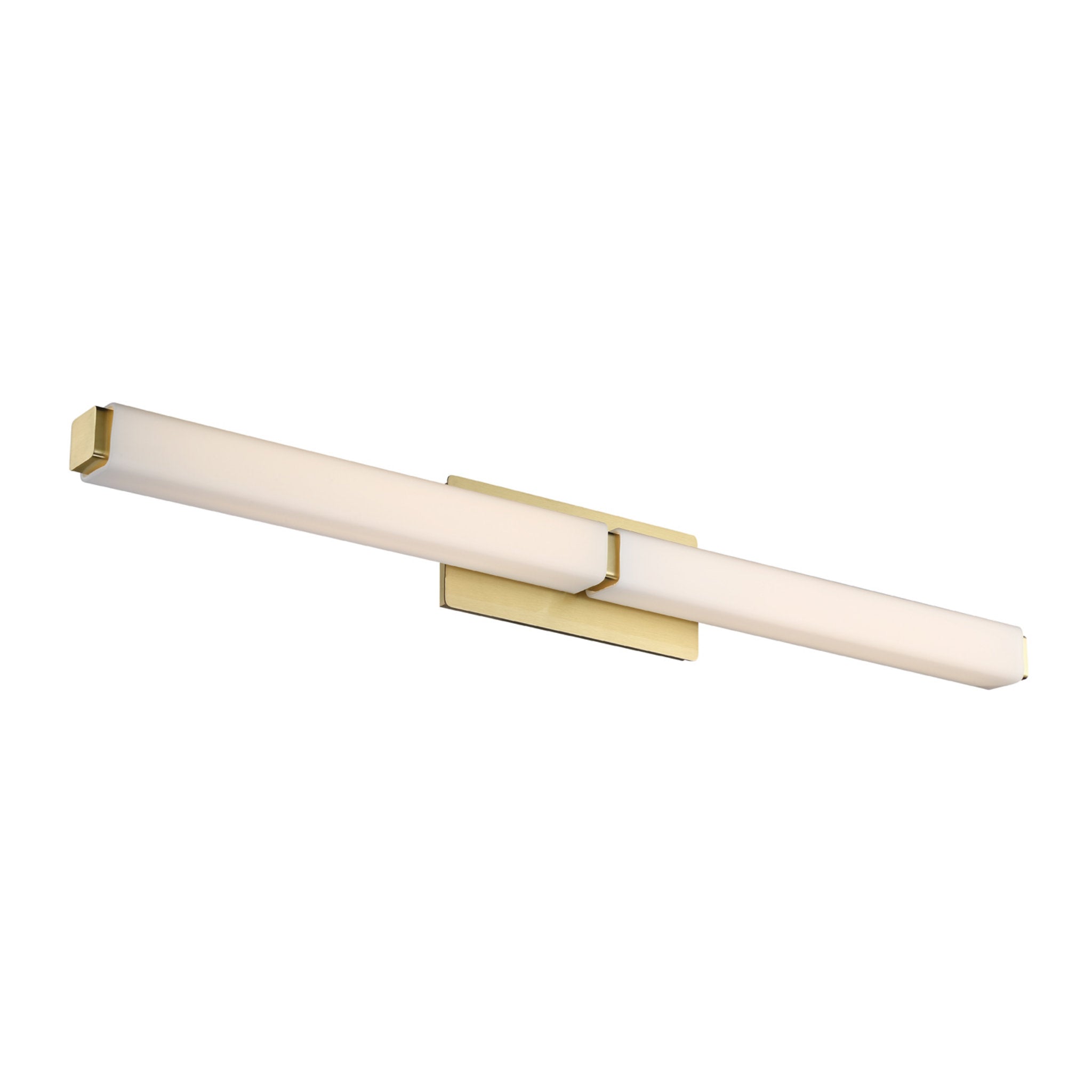 Modern Forms WS-3127-BR 3000K 38 Watt Vogue LED Bathroom Vanity & Wall Light in Brushed Brass