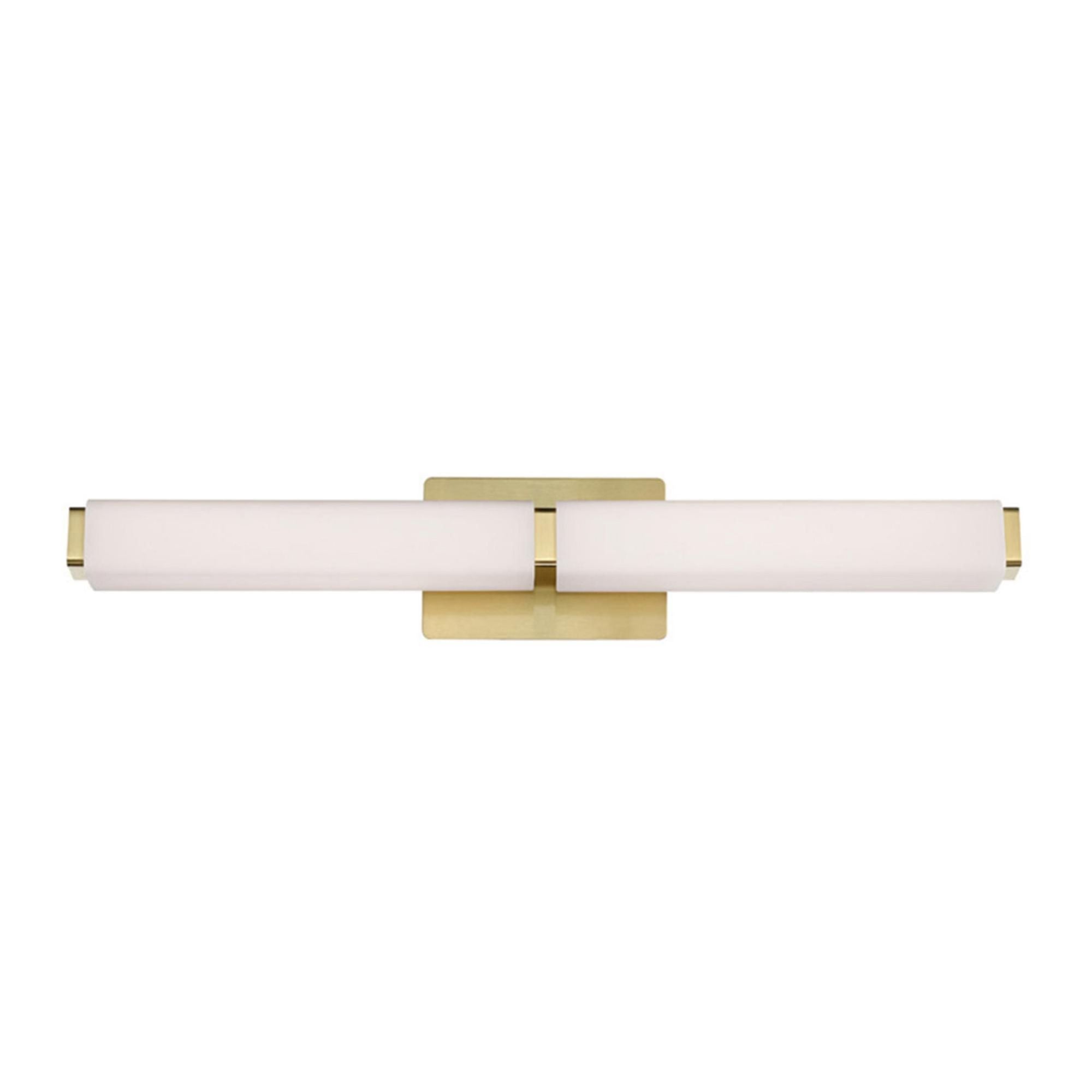 Vogue 27in LED Bathroom Vanity or Wall Light 2700K in Brushed Brass