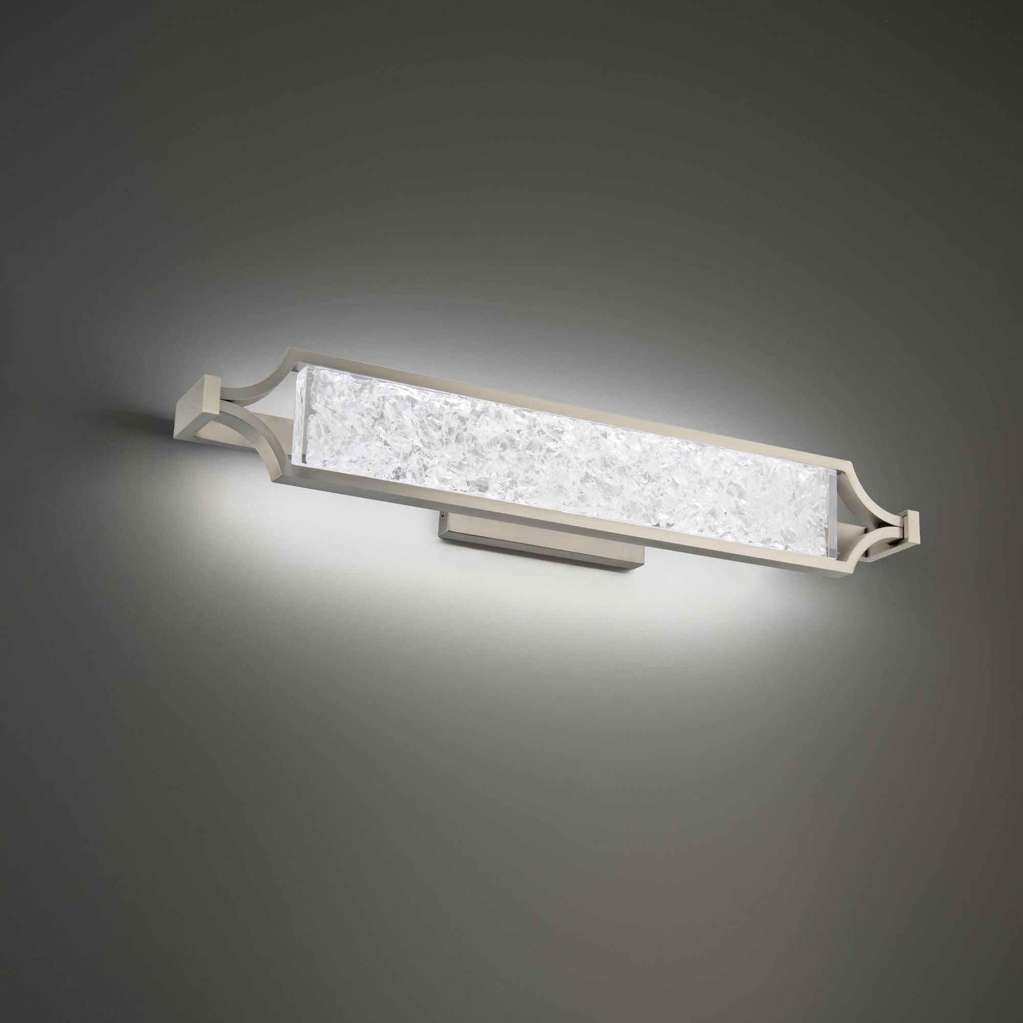 Emblem 28in LED Bathroom Vanity or Wall Light 3000K in Brushed Nickel