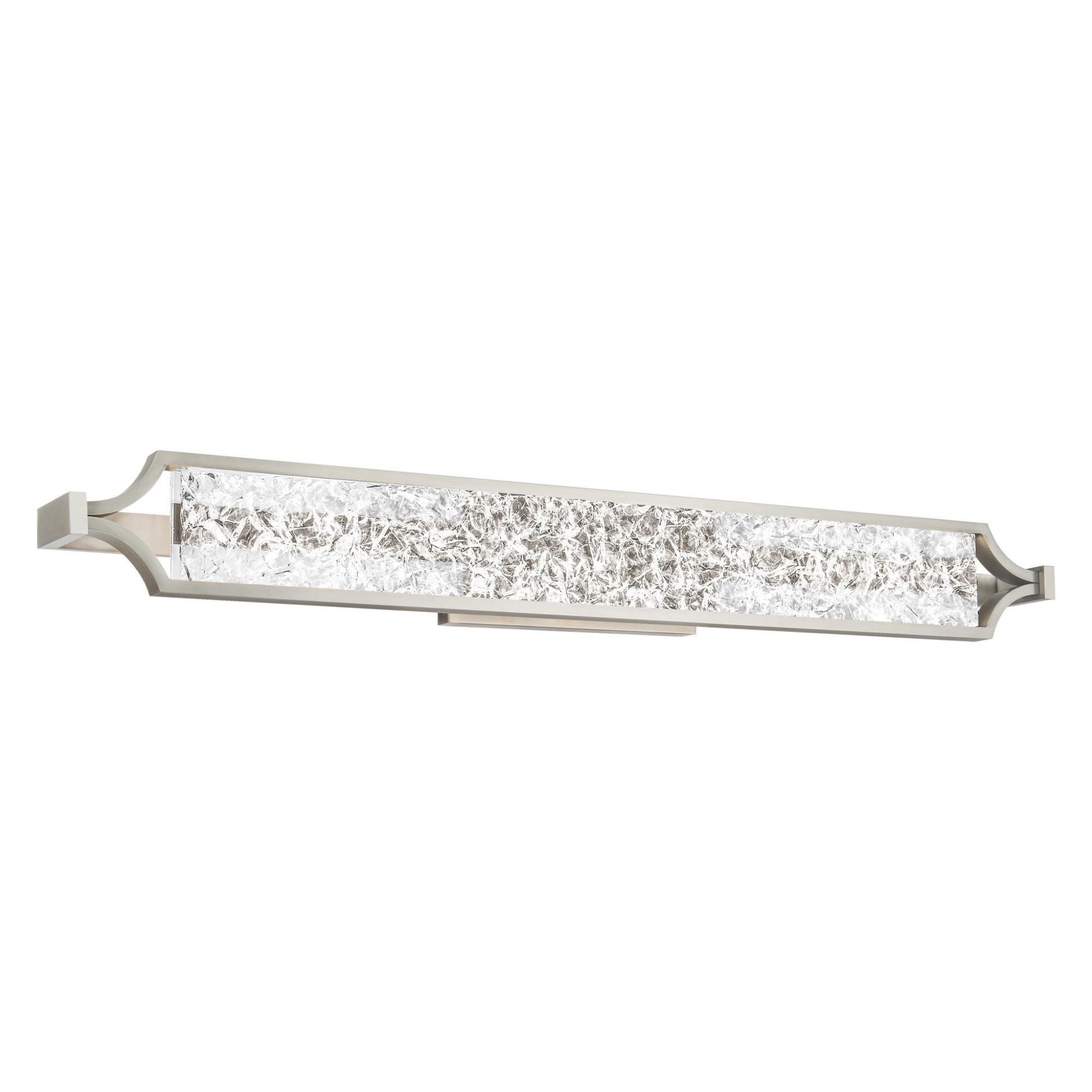 Emblem 38in LED Bathroom Vanity or Wall Light 3000K in Brushed Nickel