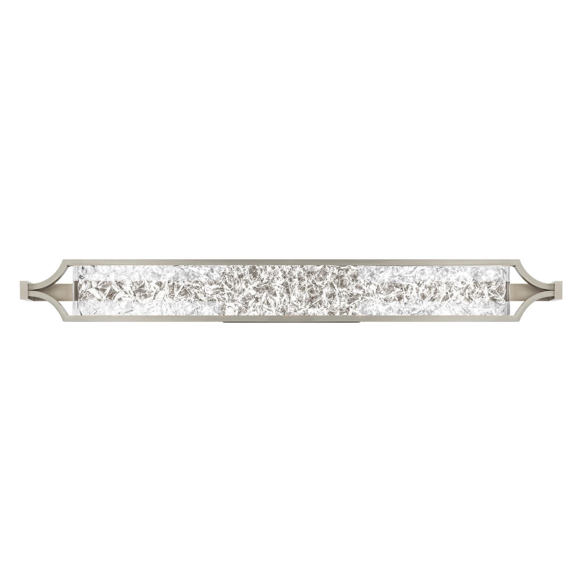 Emblem 38in LED Bathroom Vanity or Wall Light 3000K in Brushed Nickel