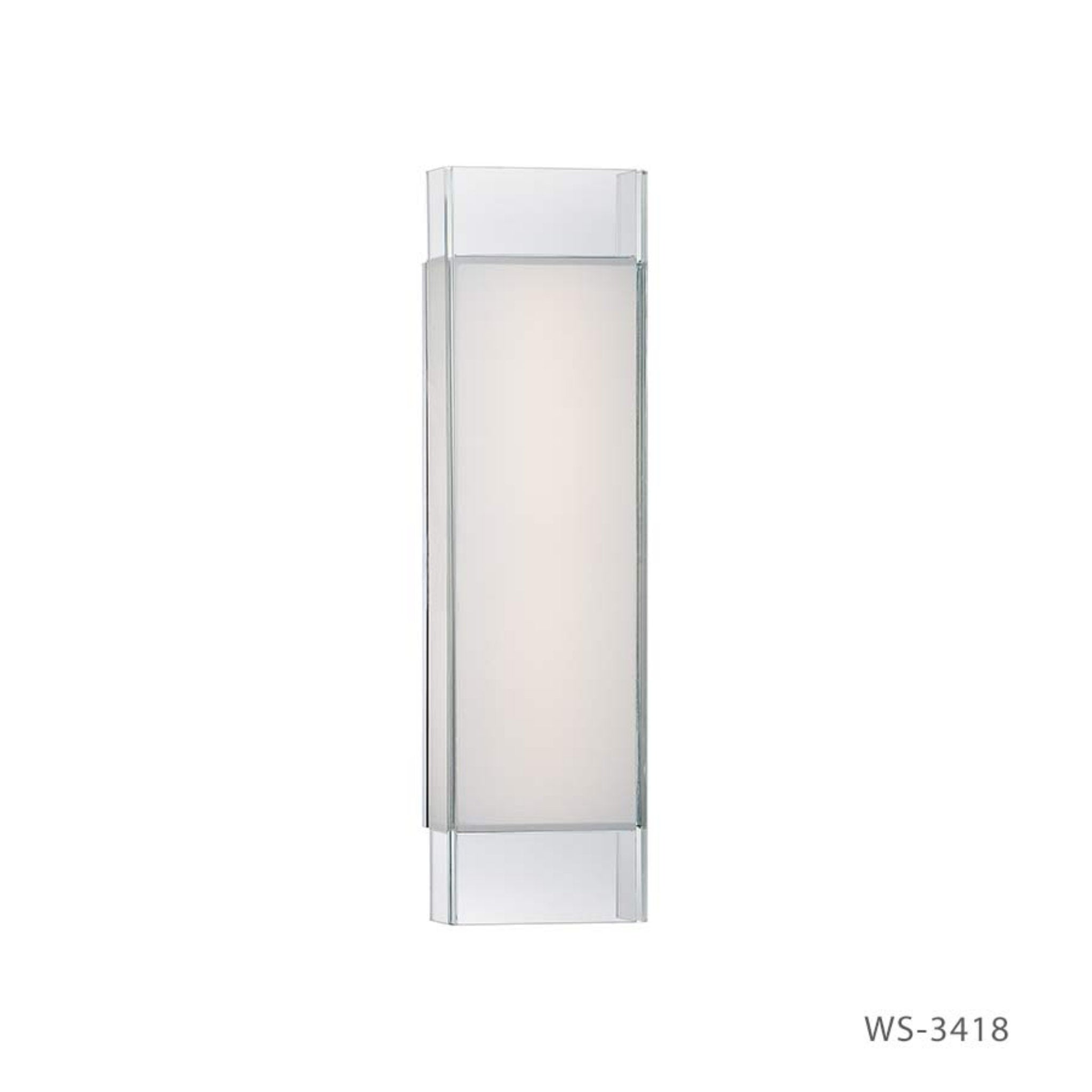 Modern Forms WS-3418-CH 3000K 15.5 Watt Cloud LED Bathroom Vanity & Wall Light in Chrome