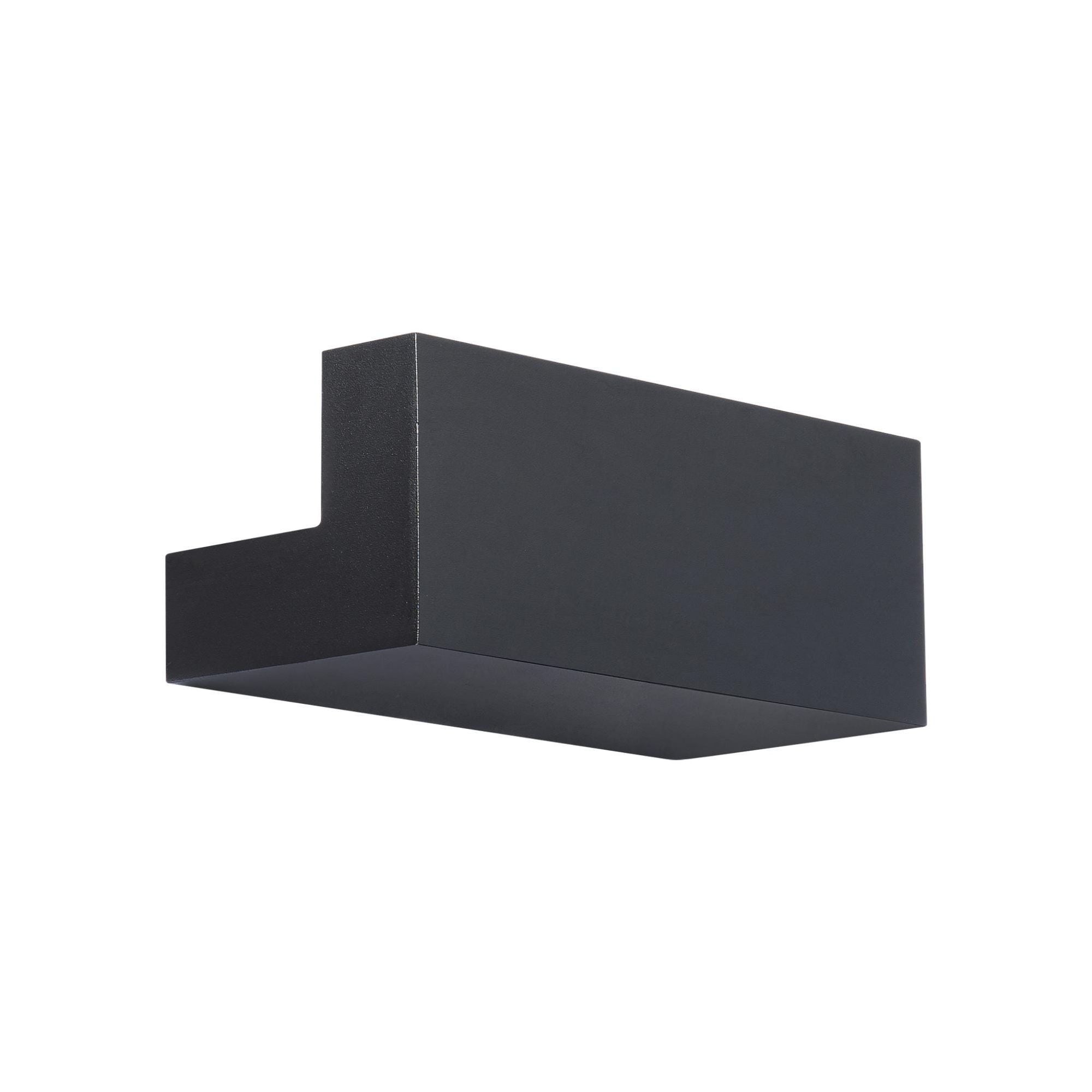 Bantam 9in LED Wall Light 3-CCT 2700K-3000K-3500K Set to 2700K in Black